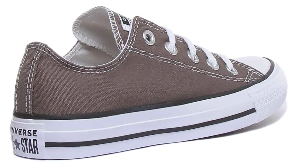 Converse All Star Low Trainer en charbon pour chaussures femmes Converse