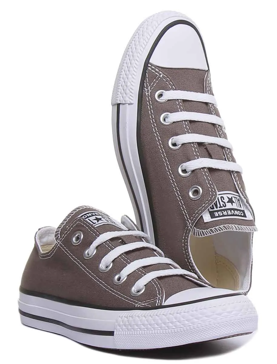 Converse All Star Low Trainer en charbon pour chaussures femmes Converse