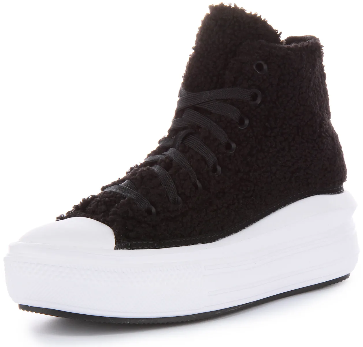 Converse All Star Move Sherpa A05518C En Noir Pour Femme Chaussures Converse