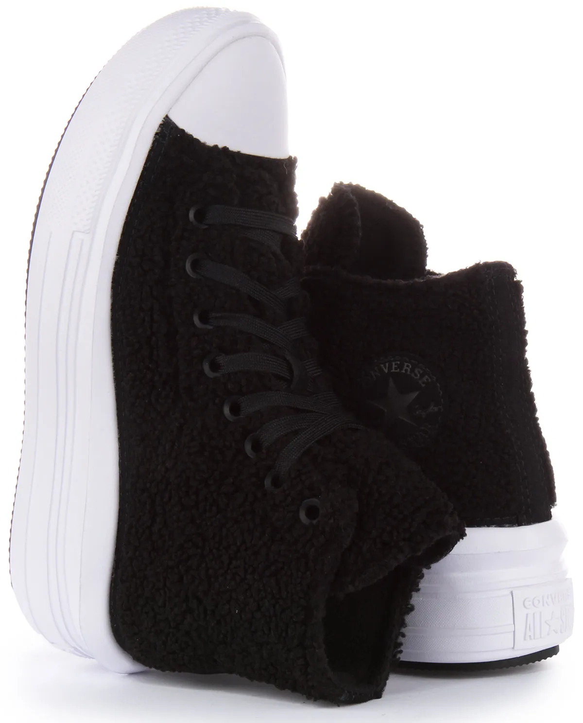 Converse All Star Move Sherpa A05518C En Noir Pour Femme Chaussures Converse