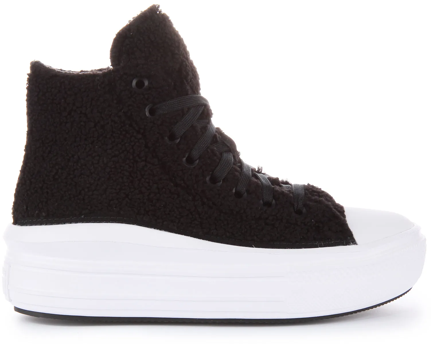 Converse All Star Move Sherpa A05518C En Noir Pour Femme Chaussures Converse