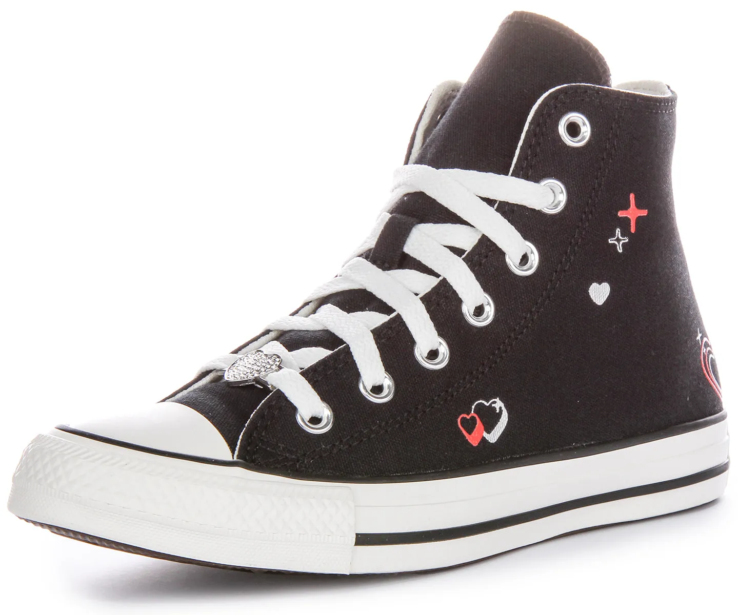 Converse All Stars 2K Heart A09116C En Noir Pour Femme Chaussures Converse