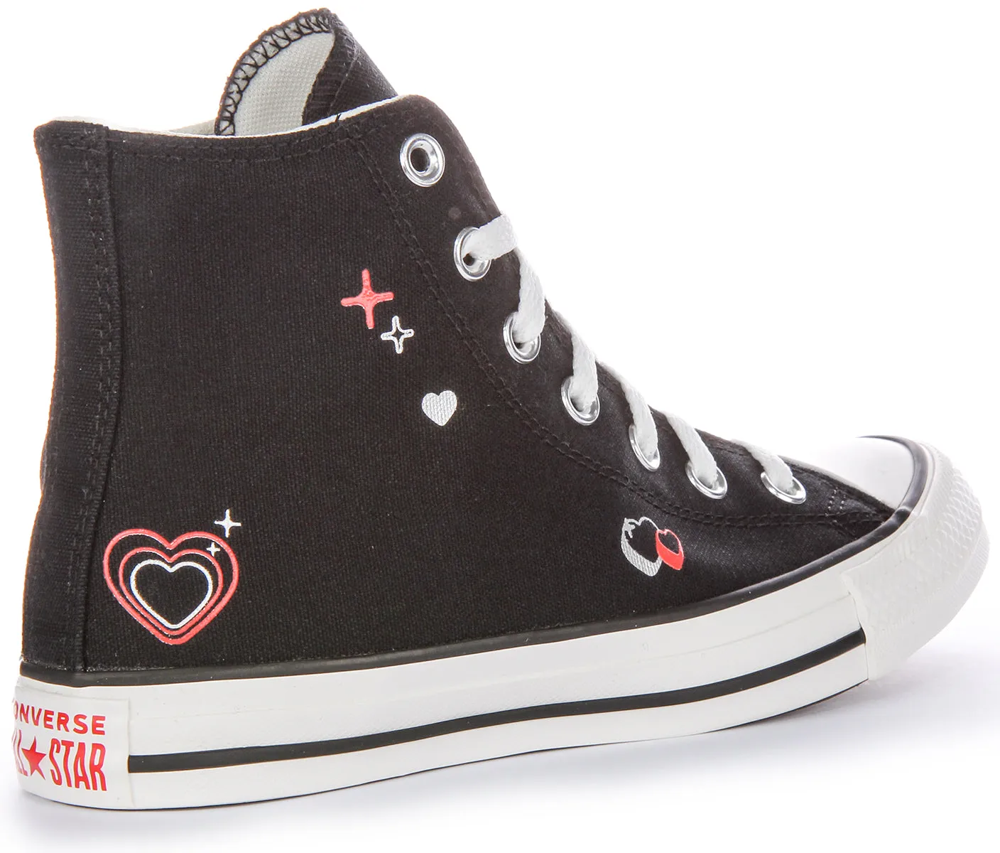Converse All Stars 2K Heart A09116C En Noir Pour Femme Chaussures Converse