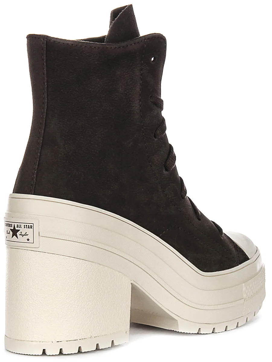 Converse Chuck 70 De Luxe Talon A11542C En Suédé Café Chaussures Converse