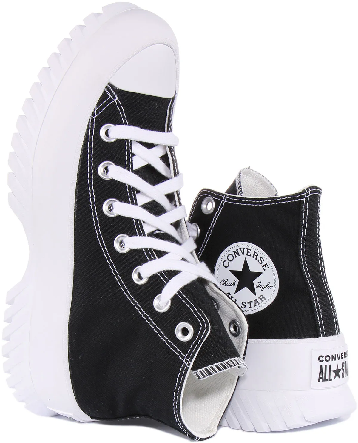Converse Lugged 2.0 A00870C En Noir Blanc Pour Femme Chaussures Converse