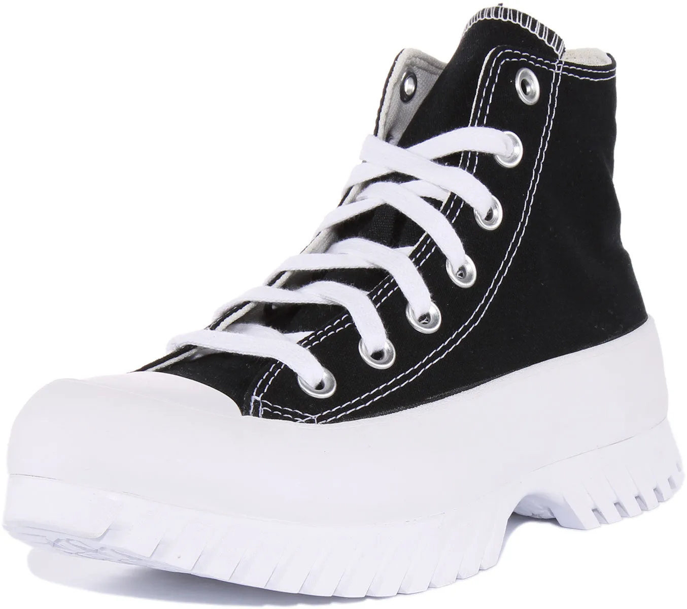 Converse Lugged 2.0 A00870C En Noir Blanc Pour Femme Chaussures Converse