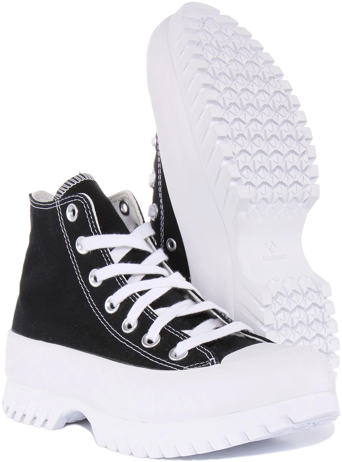Converse Lugged 2.0 A00870C En Noir Blanc Pour Femme Chaussures Converse