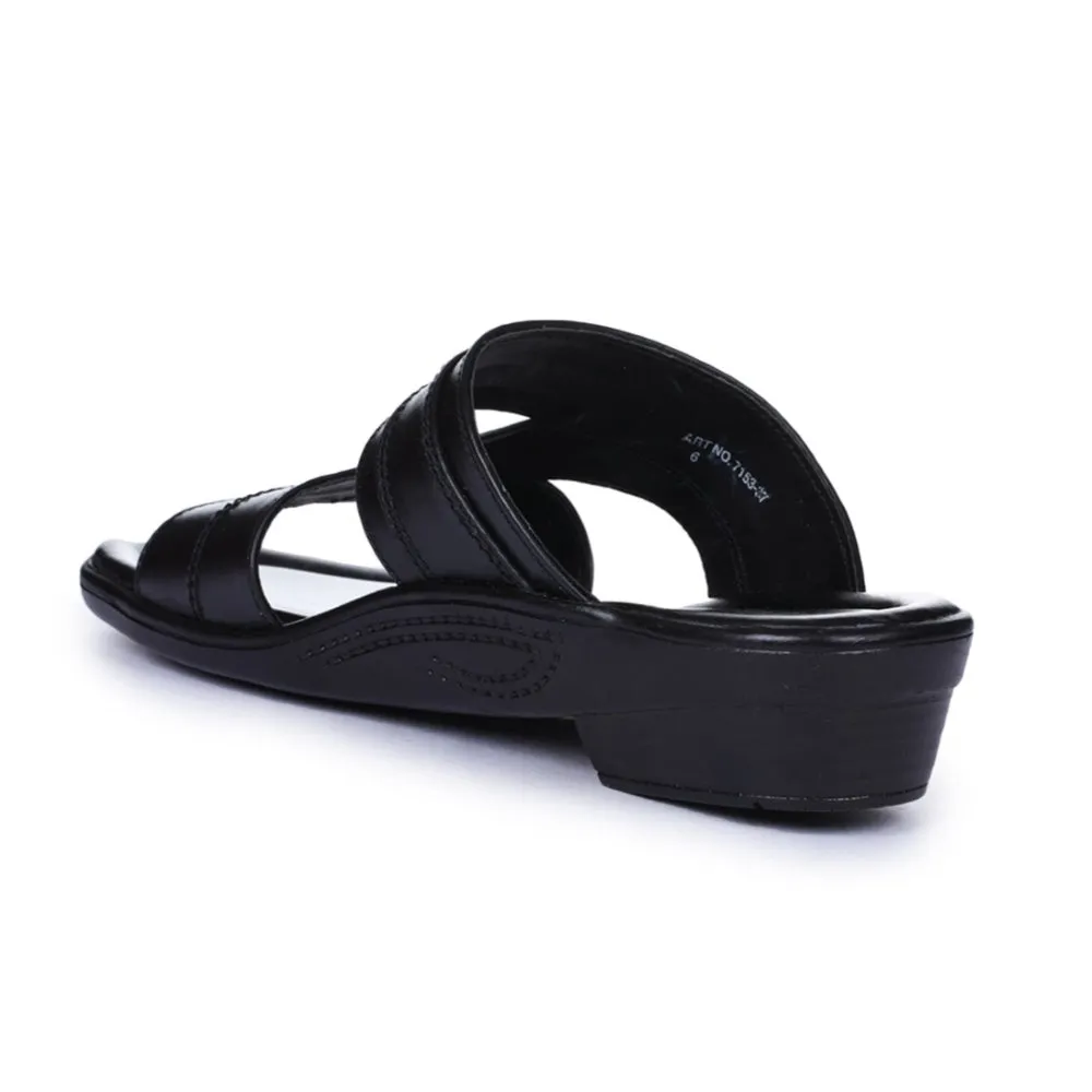 Chaussons Décontractés Noirs Coolers Pour Hommes 7153-37 Par Liberty