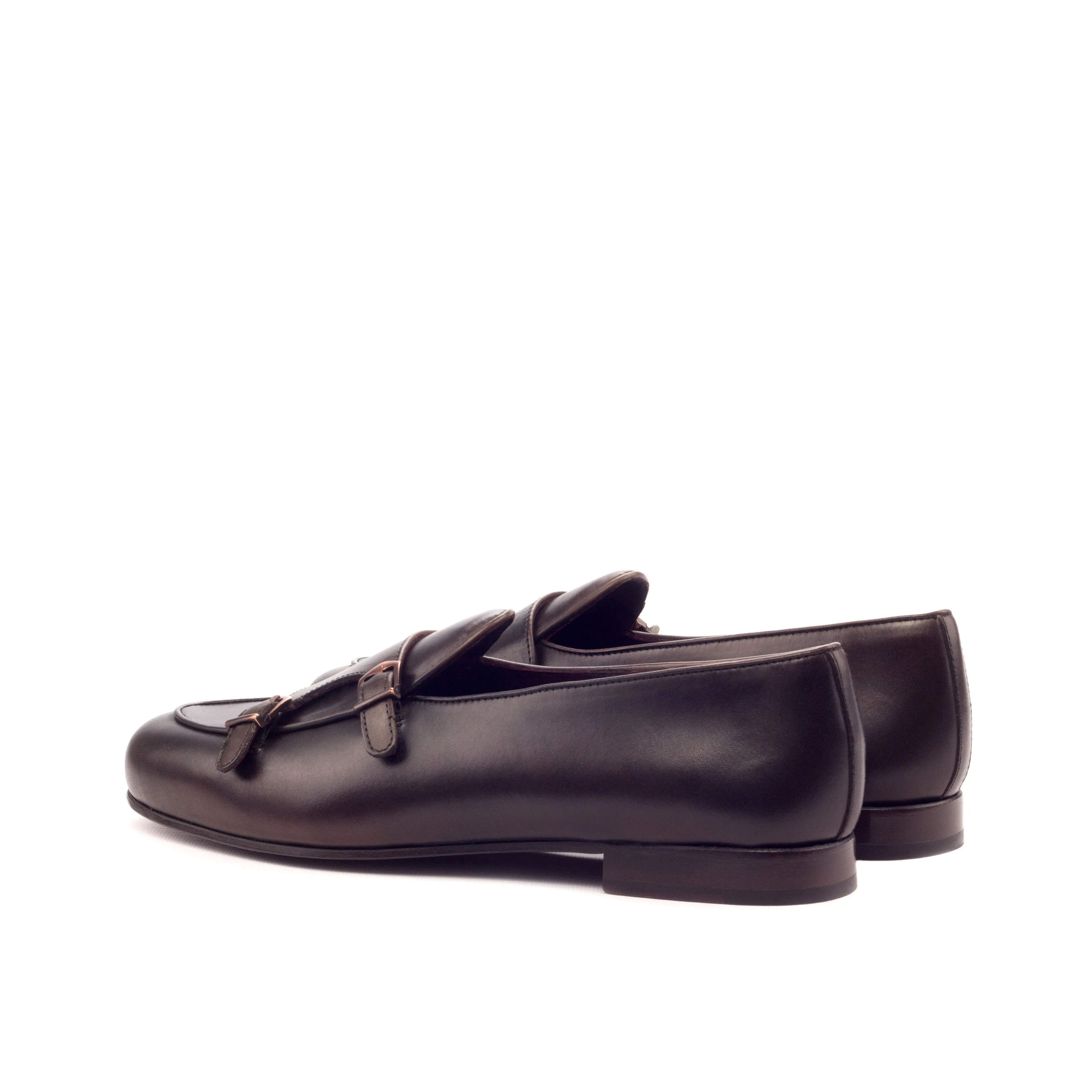 Dapperfam Shoes DapperFam Rialto en Marron Foncé Mocassin Italien en Cuir pour Hommes