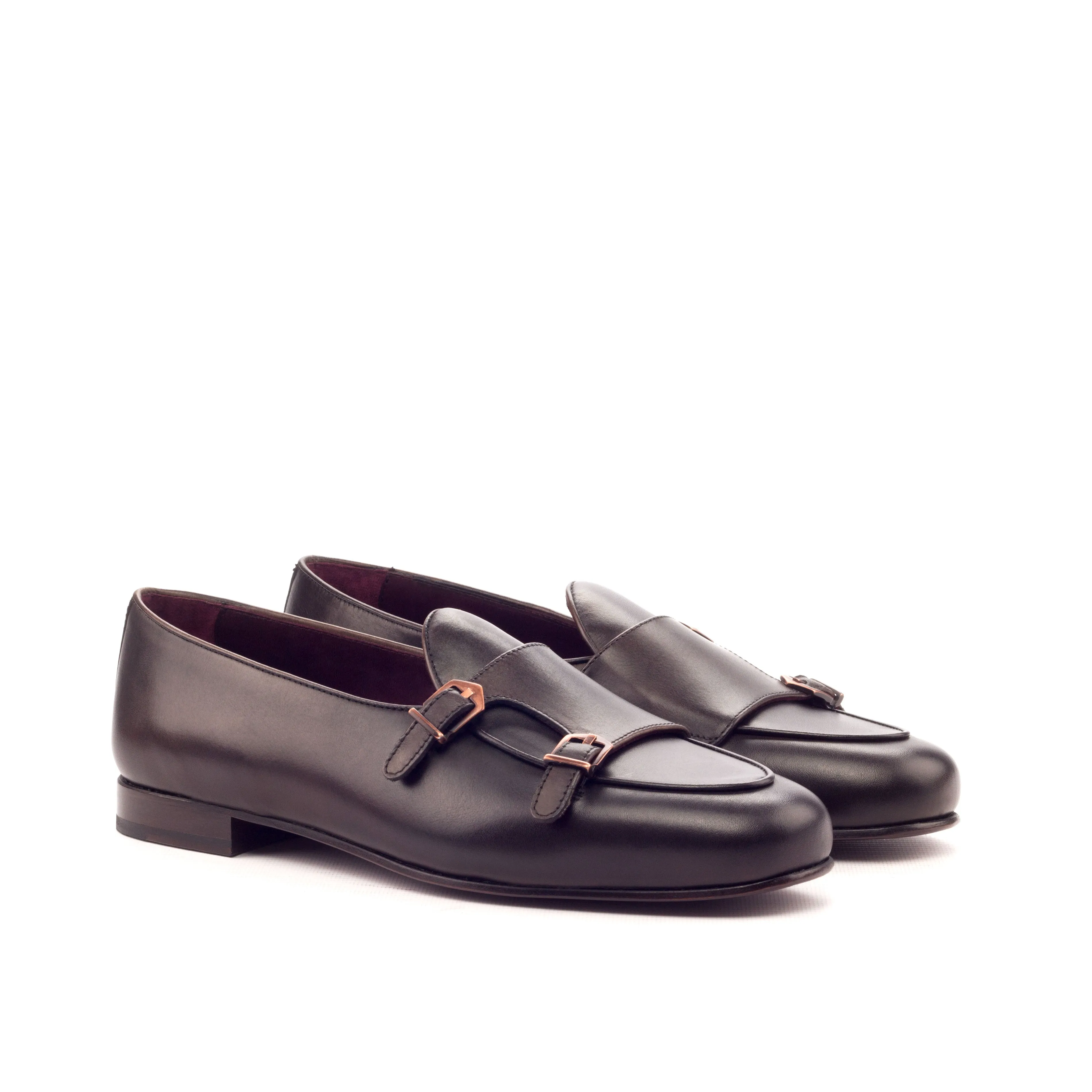 Dapperfam Shoes DapperFam Rialto en Marron Foncé Mocassin Italien en Cuir pour Hommes