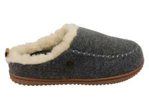 Dearfoams Womens Comfortable Bern Clog Open Back Slippers Dearfoams Shoes