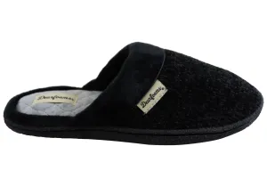 Dearfoams Womens Samantha Chenille Closed Toe Scuff Slippers Dearfoams Shoes