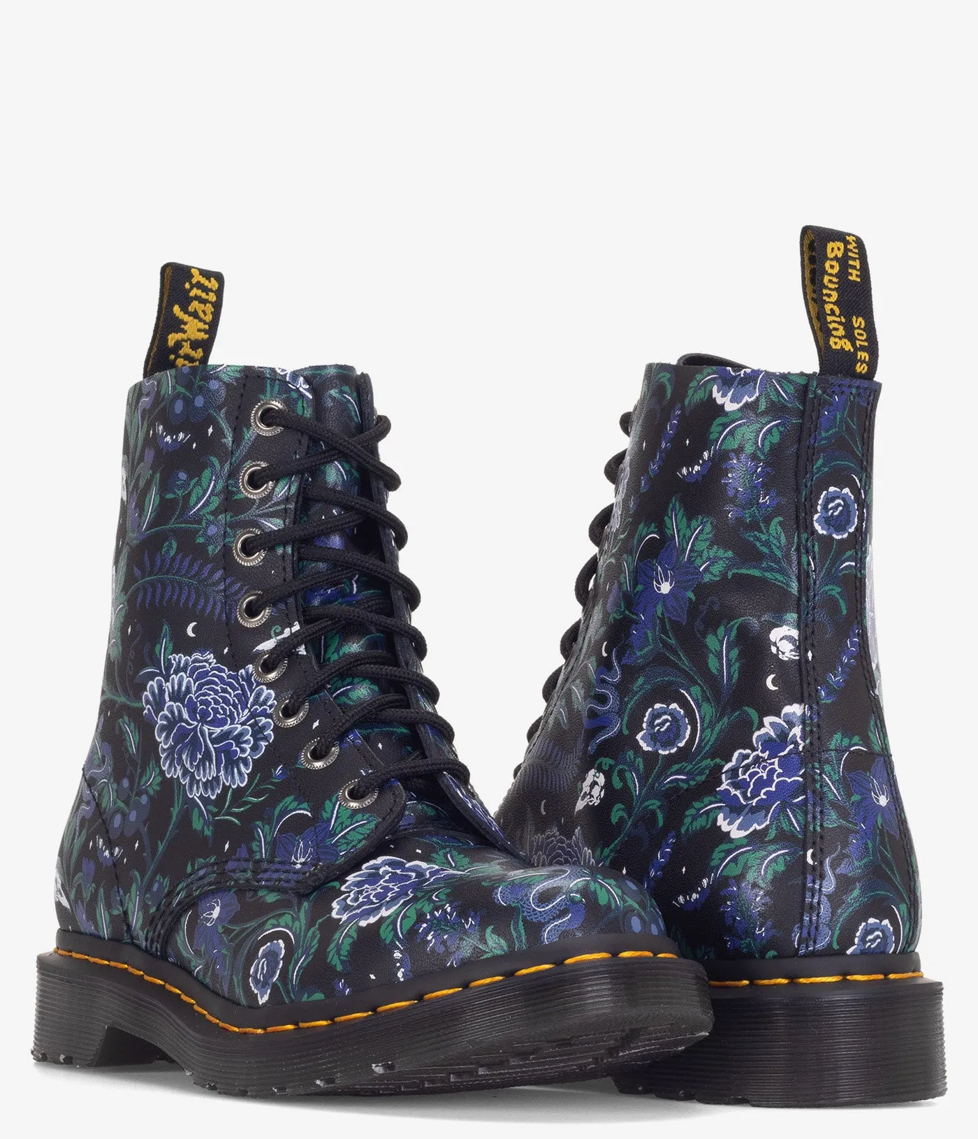 Dr. Martens 1460 Pascal Bottines à Lacets Fleurs Mystiques - Femme