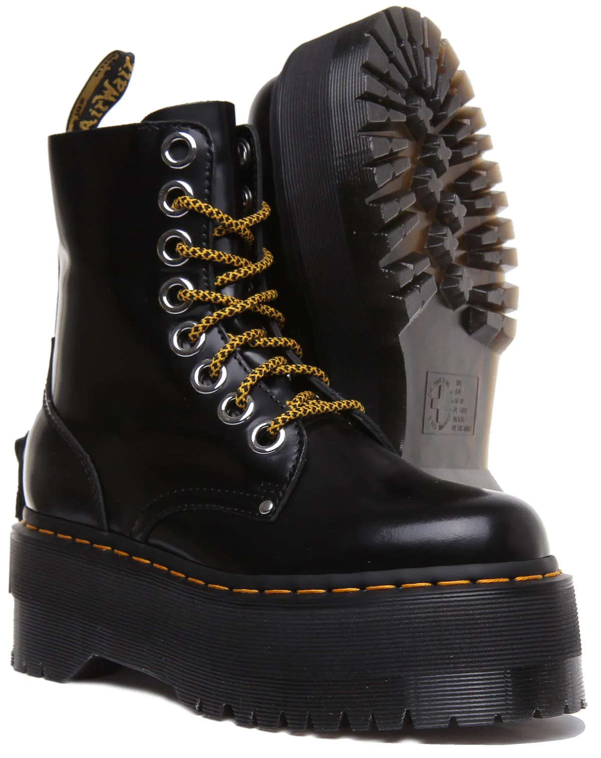 Dr Martens Jadon Max Noir Pour Femme Chaussures Dr Martens