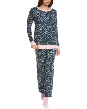 Ellen Tracy 2pc Top & Pant Pajama Set