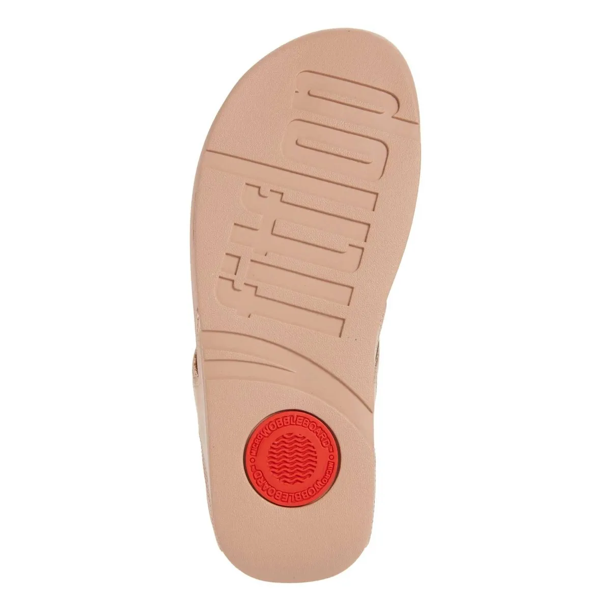 FitFlop Femme Lulu 2 en Cuir Rose Doré