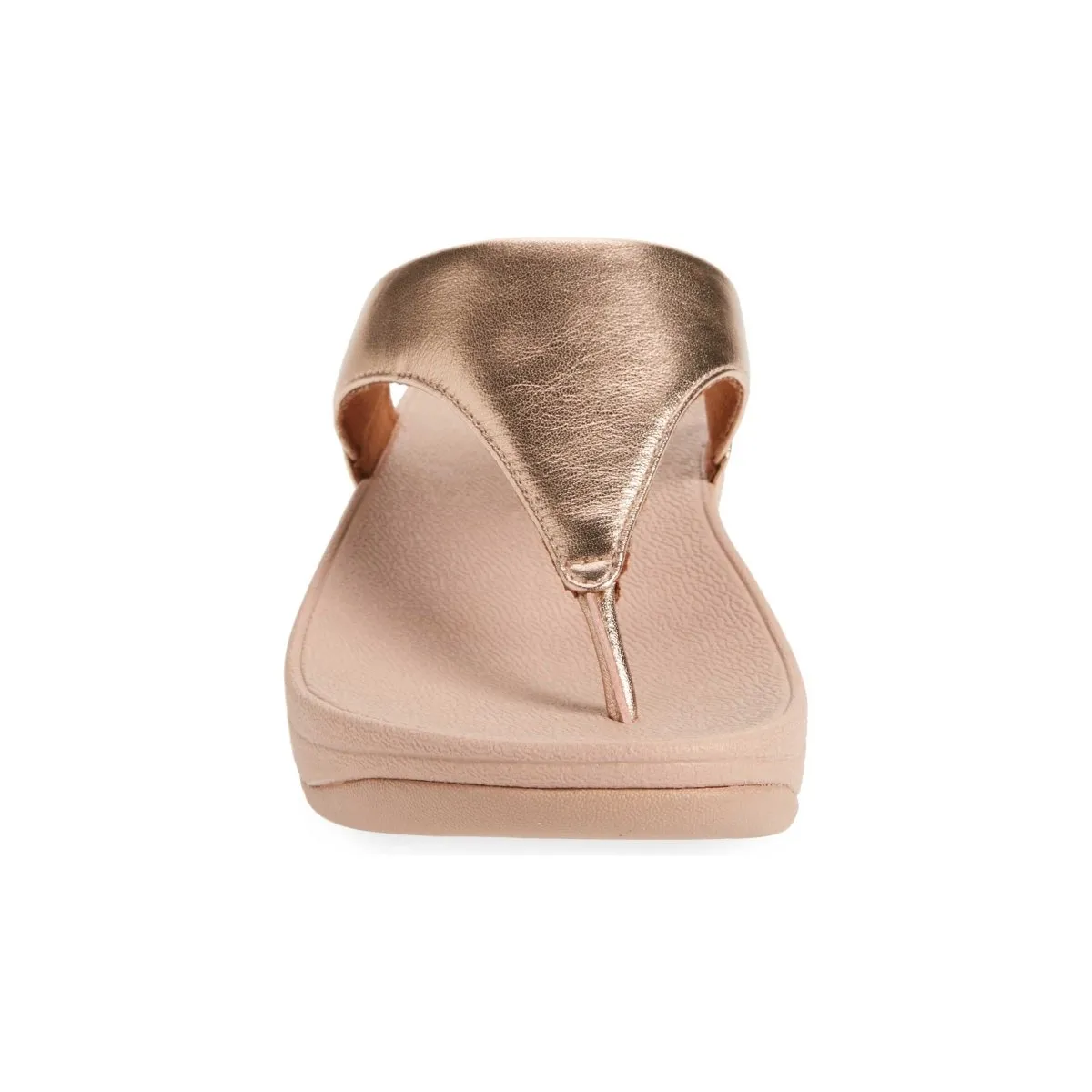 FitFlop Femme Lulu 2 en Cuir Rose Doré