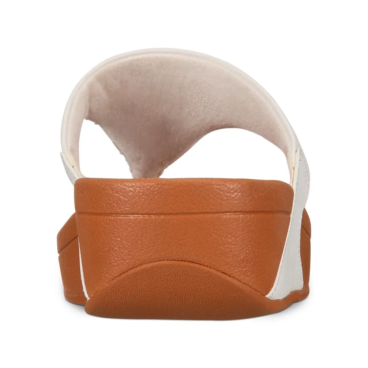FITFLOP Lulu 2 Tong Femme en Cuir Blanc