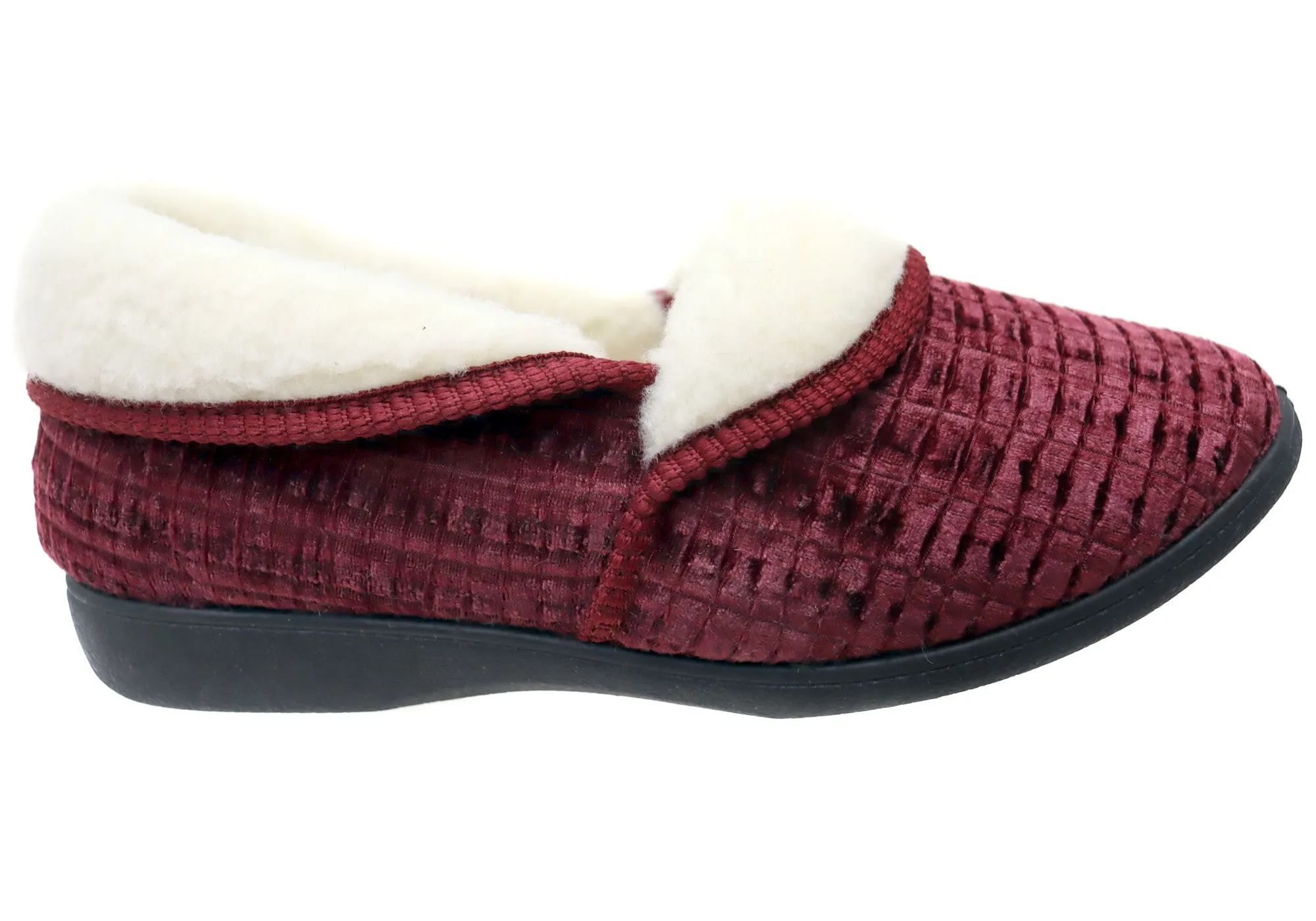 Grosby Camille Chaussons d'intérieur confortables pour femmes Grosby Shoes