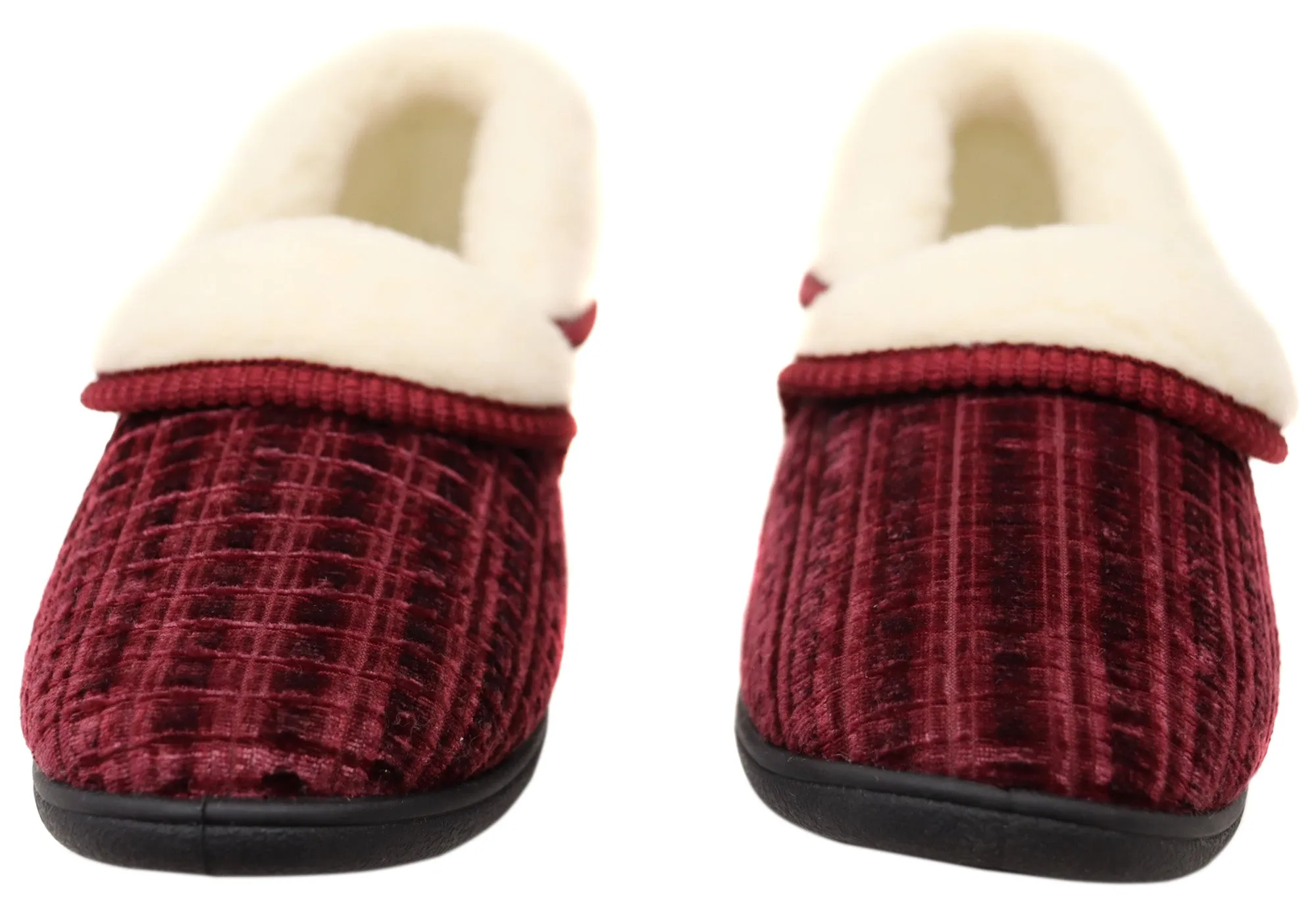 Grosby Camille Chaussons d'intérieur confortables pour femmes Grosby Shoes