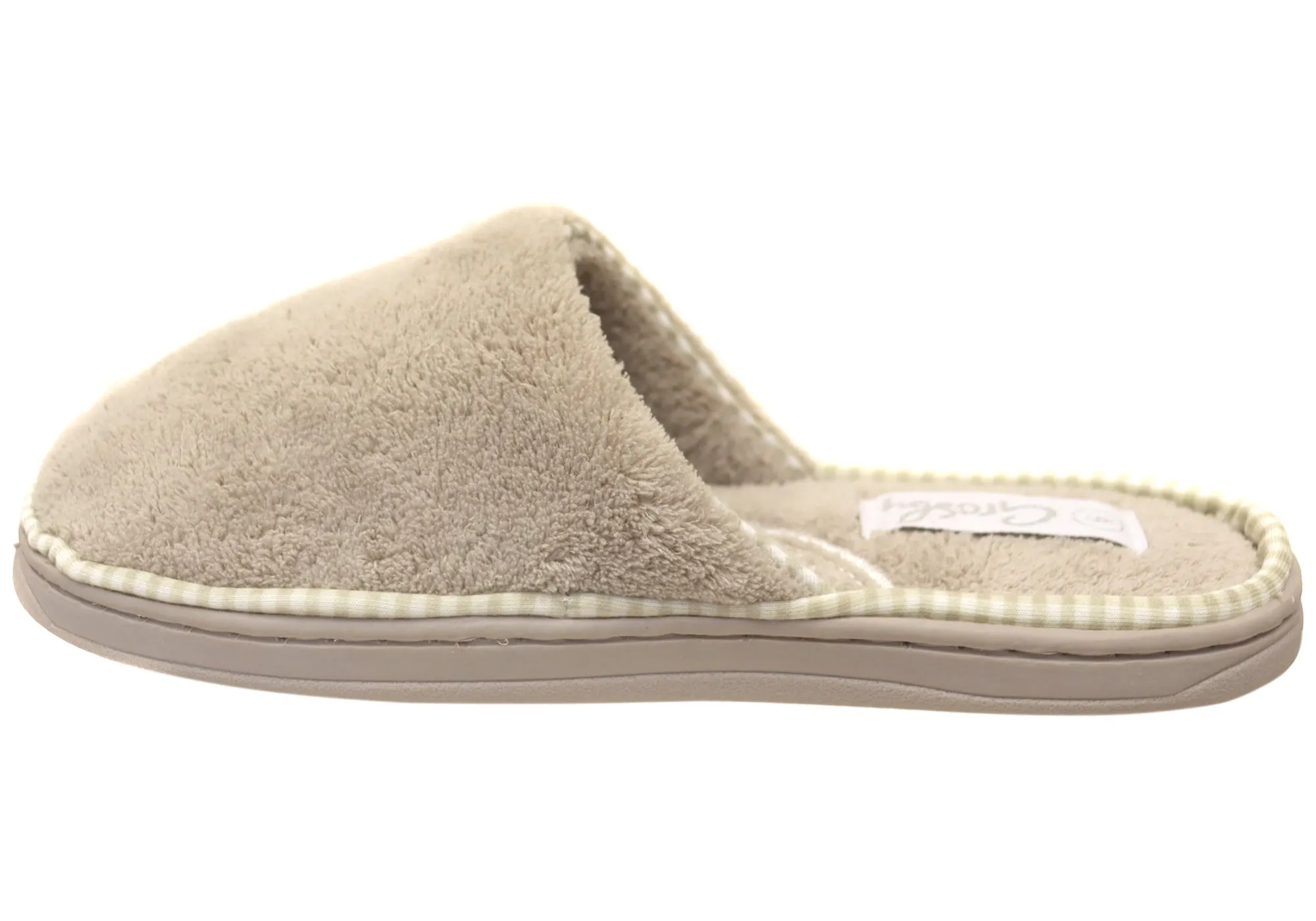 Grosby Chaussons Femme Confortables à Dos Découvert avec Boucle Invisible Grosby