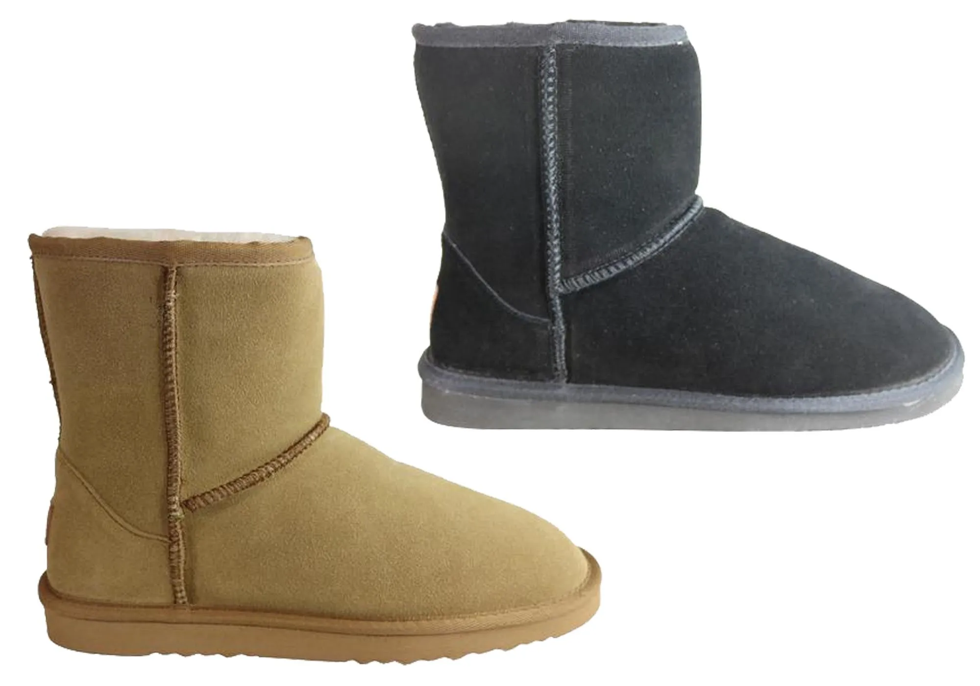 Grosby Jackaroo Ugg Bottes Homme Chaudes et Confortables avec Doublure en Peau de Mouton Chaussures Grosby
