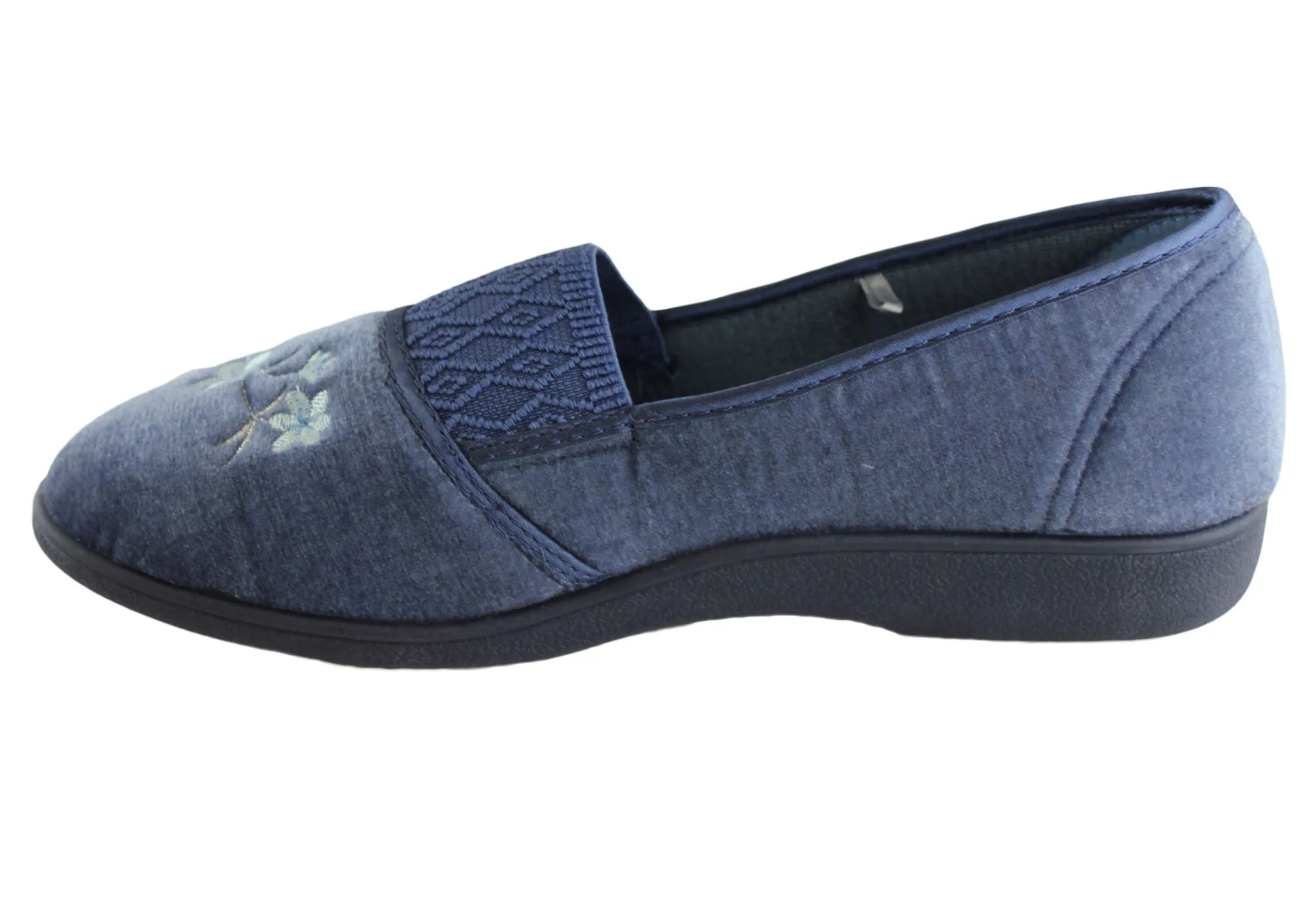 Grosby Sasha Pantoufles Confortables d'Intérieur pour Femmes Chaussures Grosby