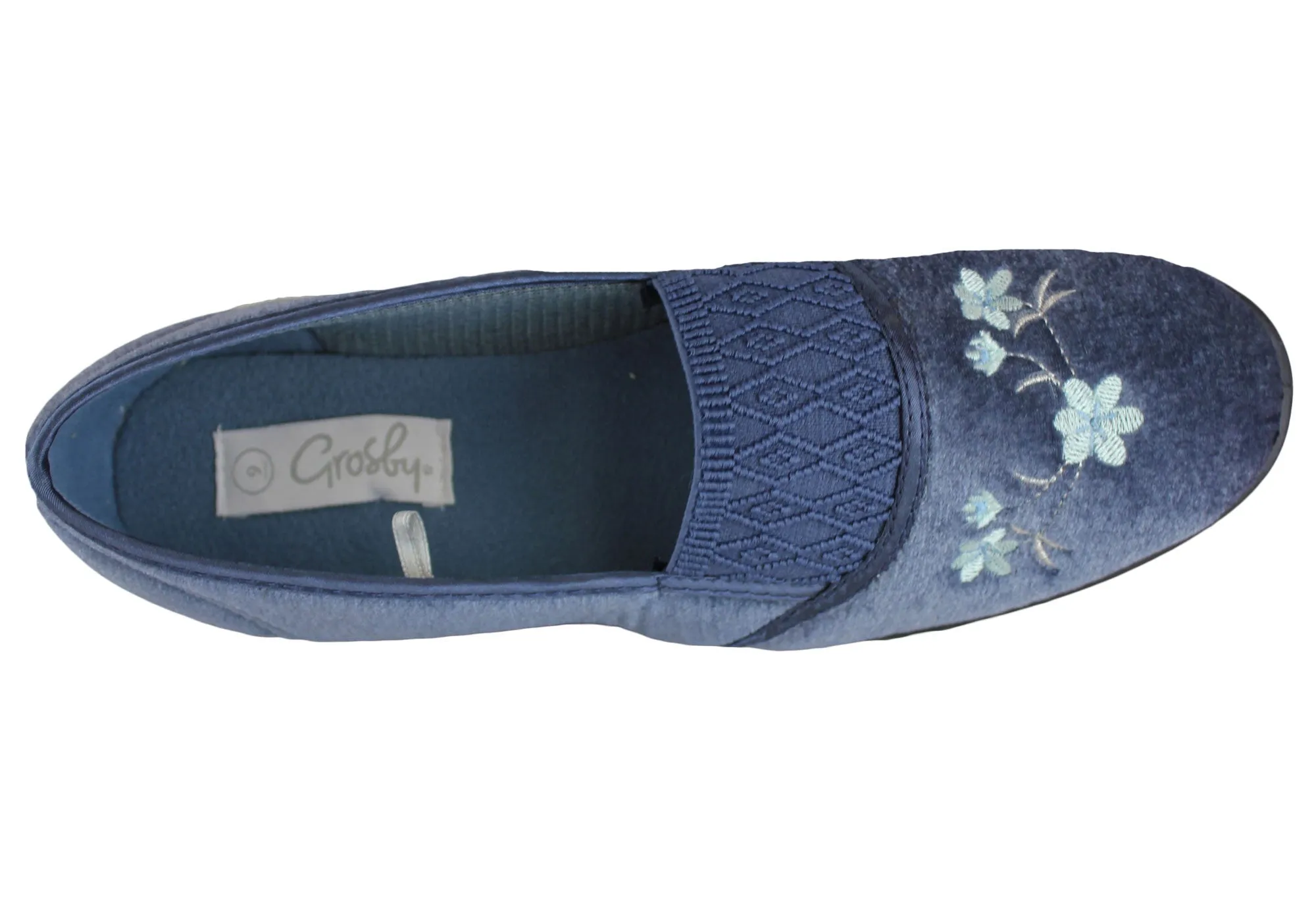 Grosby Sasha Pantoufles Confortables d'Intérieur pour Femmes Chaussures Grosby