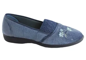 Grosby Sasha Womens Comfortable Indoor Slippers Grosby Shoes