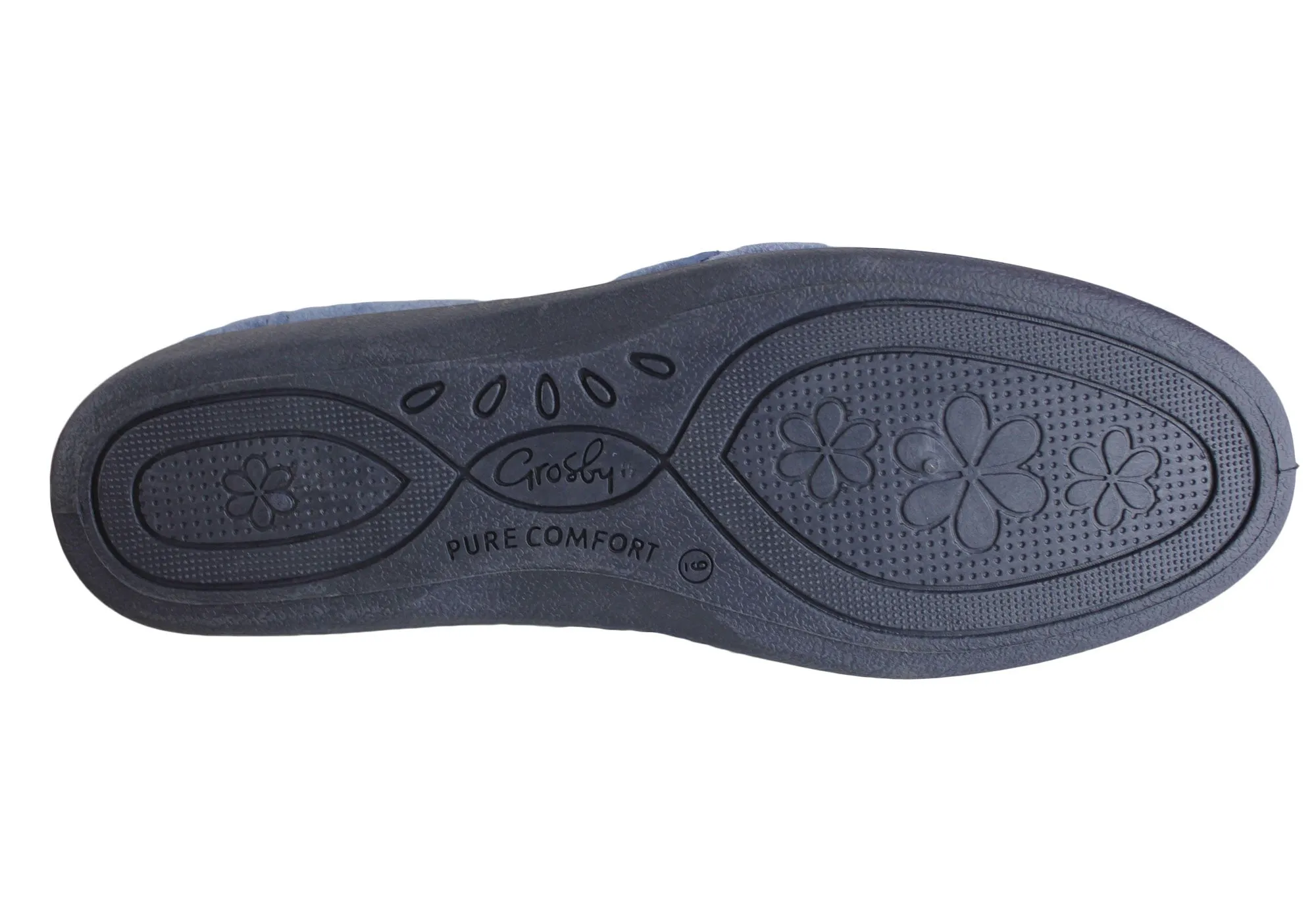 Grosby Sasha Pantoufles Confortables d'Intérieur pour Femmes Chaussures Grosby