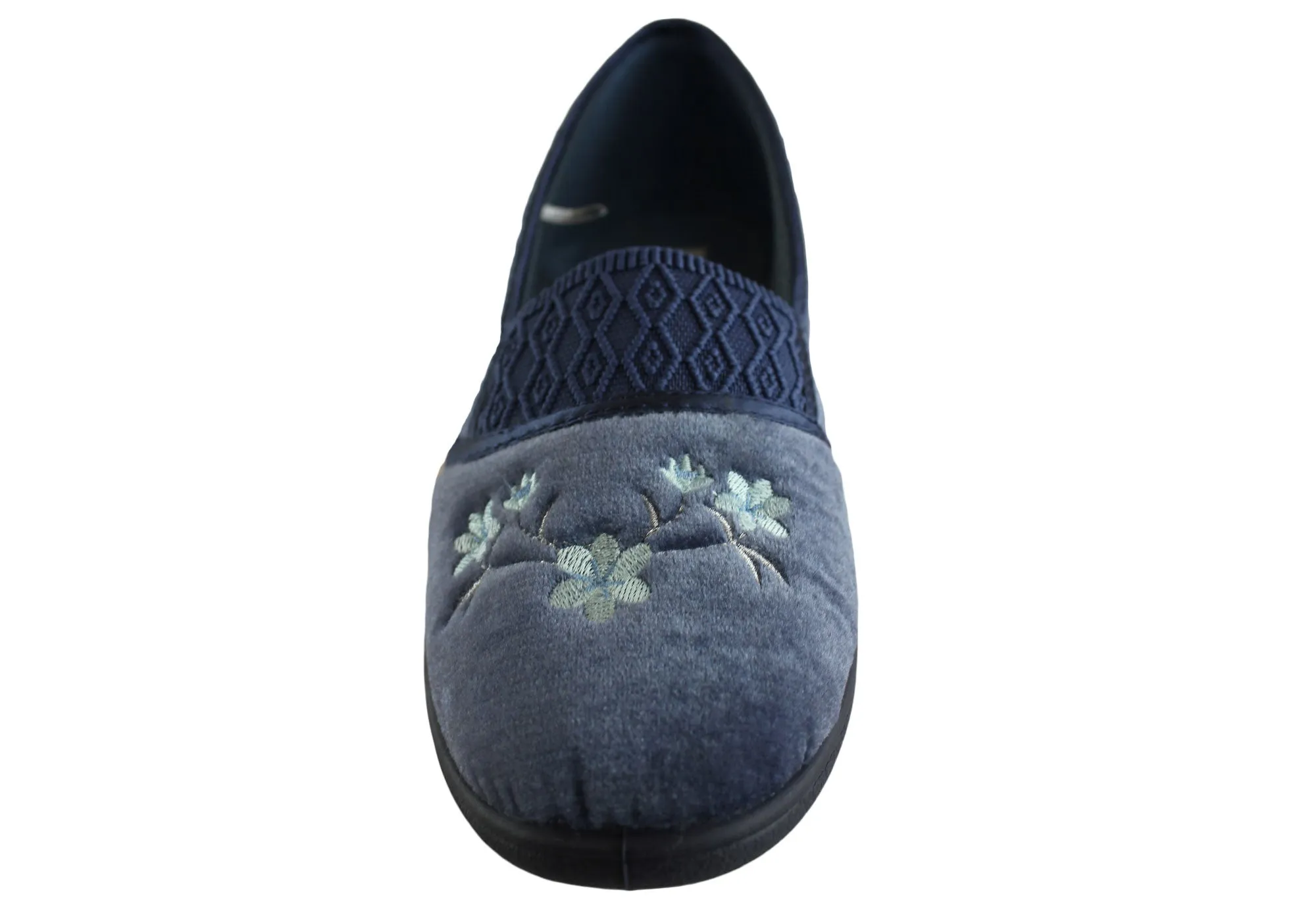 Grosby Sasha Pantoufles Confortables d'Intérieur pour Femmes Chaussures Grosby