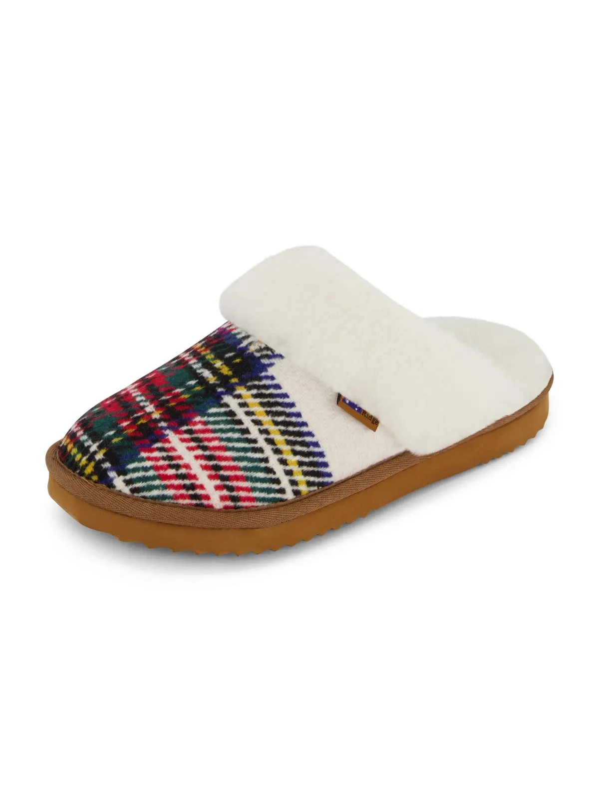 Mules Harper pour Femmes en Daim Doublé de Fausse Fourrure - Chaussons ecco