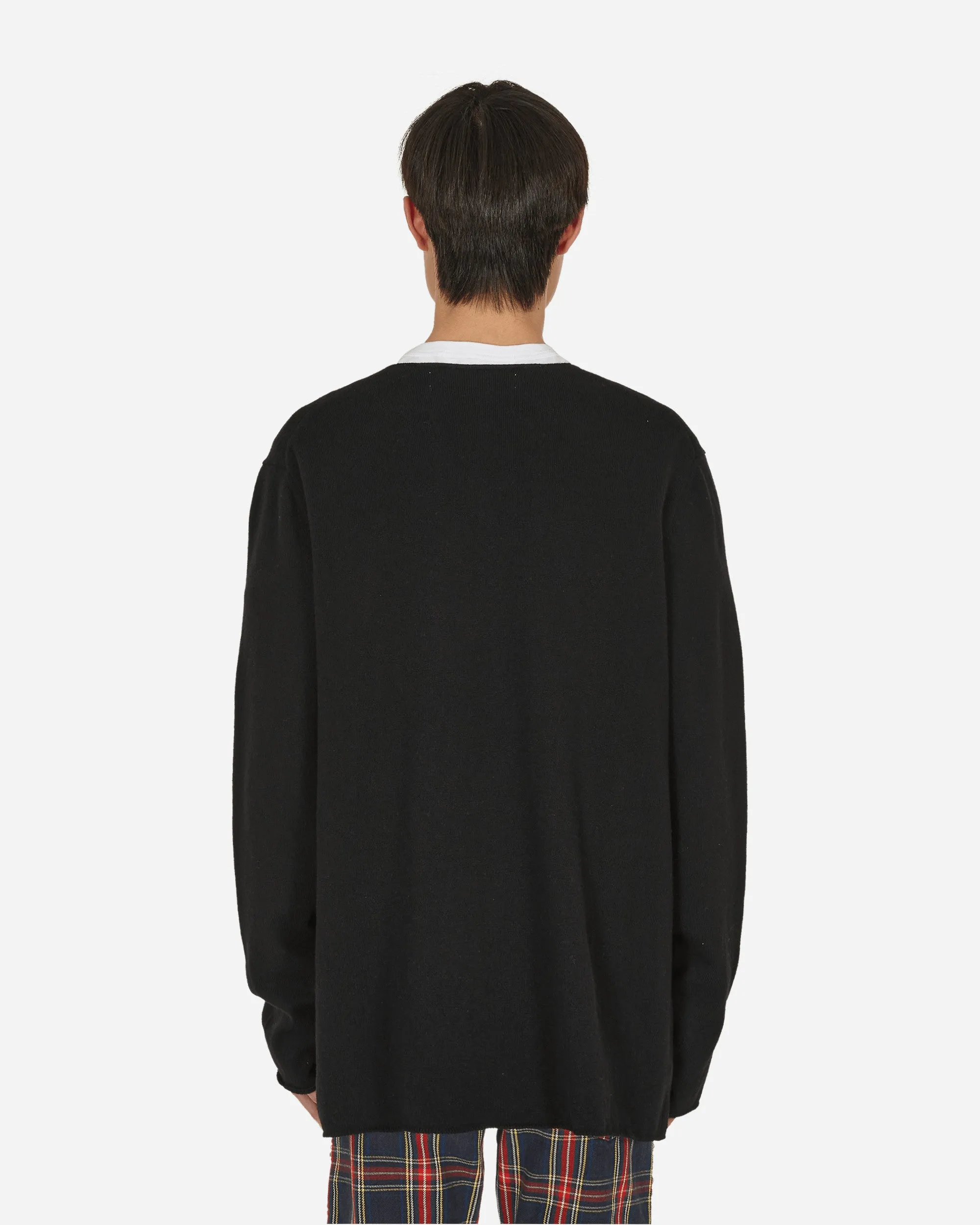 Pull à motif cœur noir