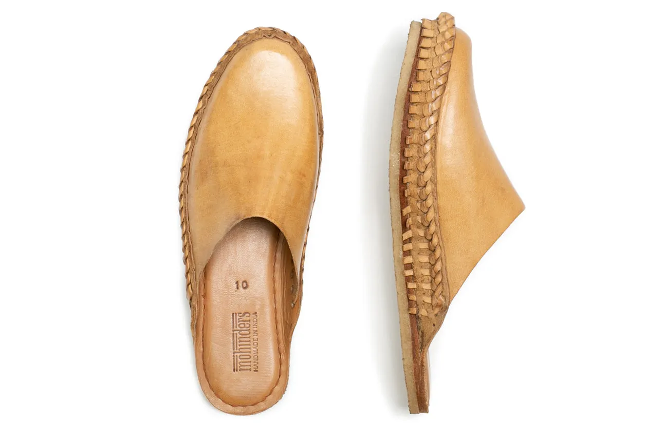 Pantoufle Heritage Solid City en miel