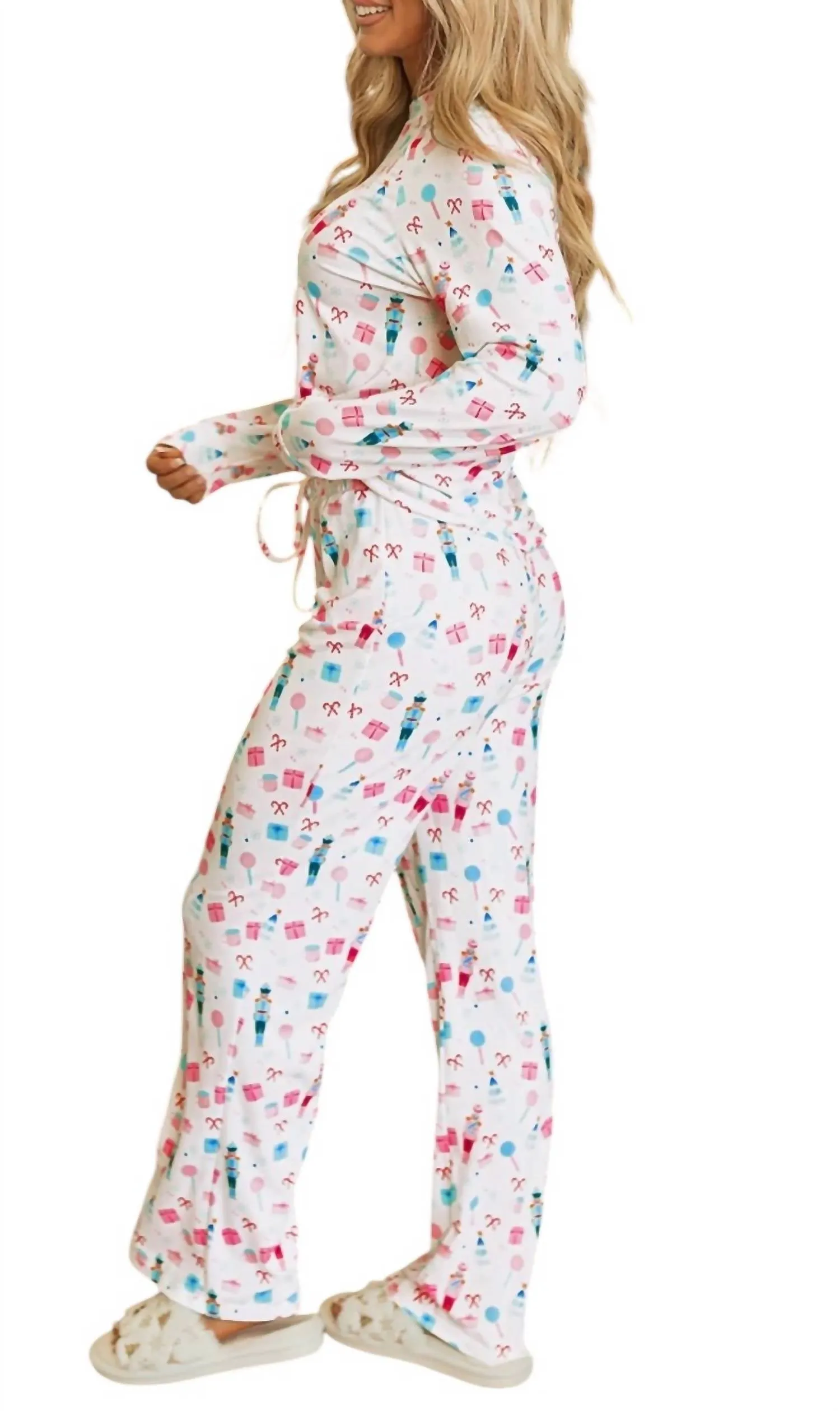 Pyjamas de Fête en Blanc