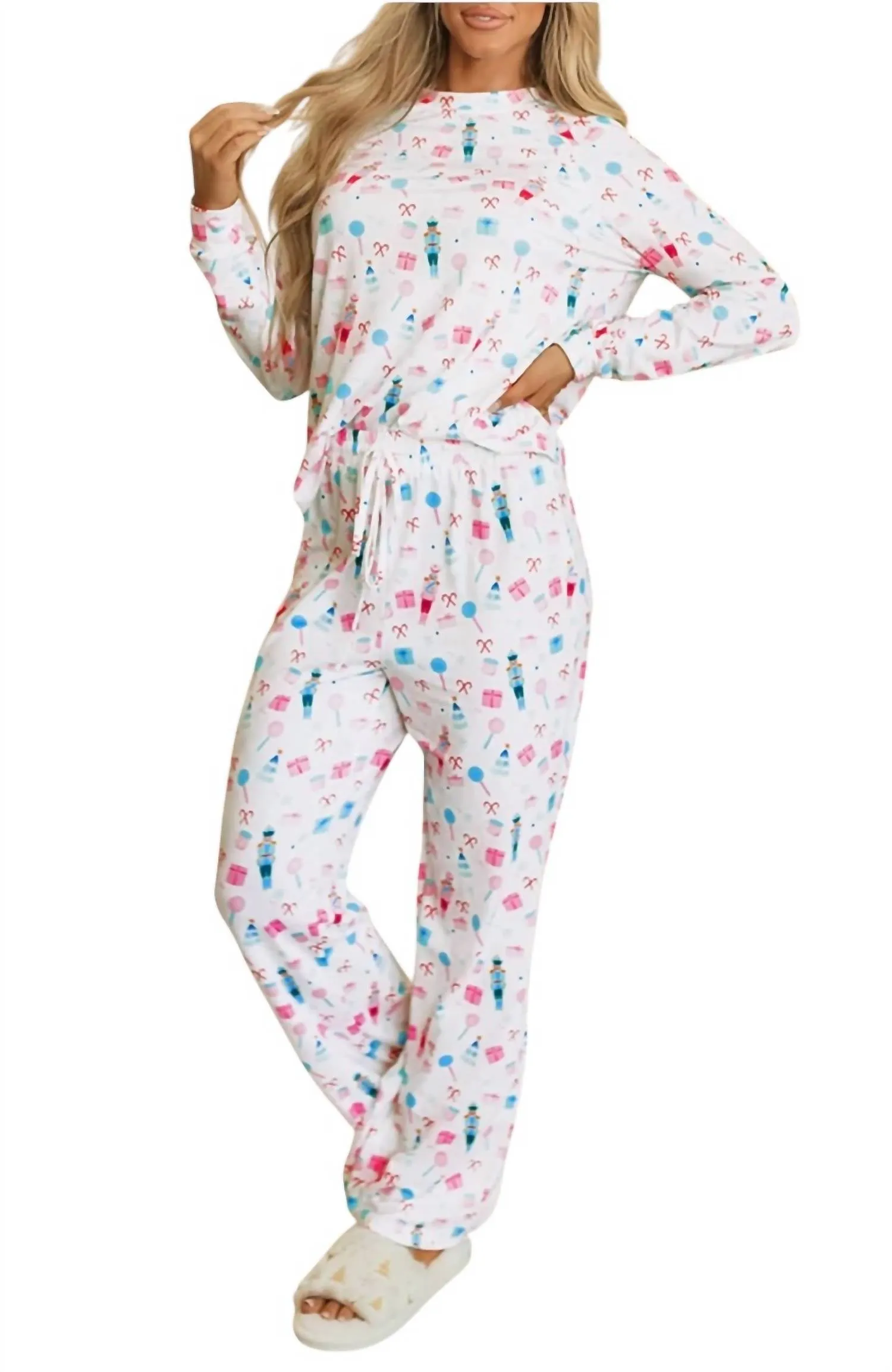 Pyjamas de Fête en Blanc