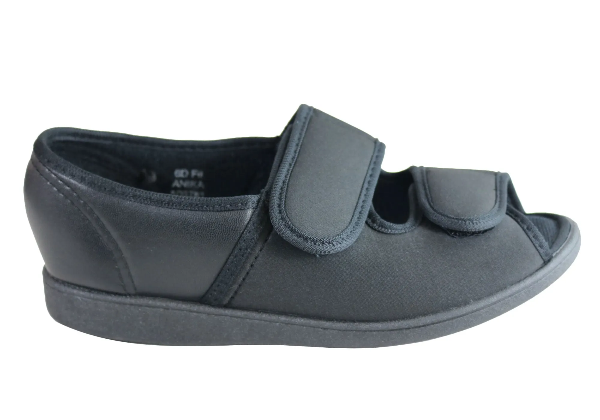 Homyped Chaussons Femme Confort Largeur Ajustable à Bout Ouvert Homyped