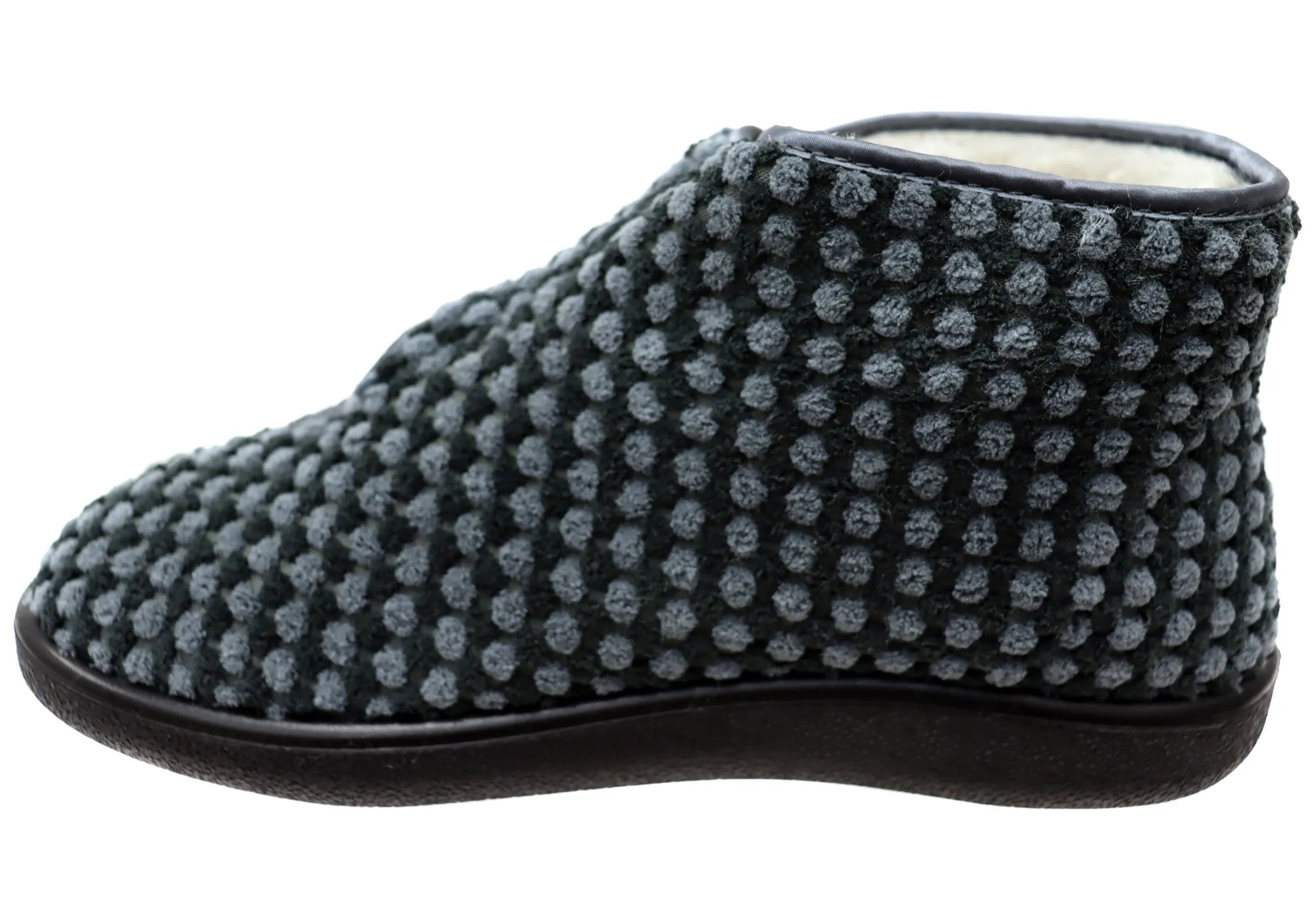 Homyped Glenny Chaussons Femme Confortables et Soutenants à Largeur Large Chaussures Homyped