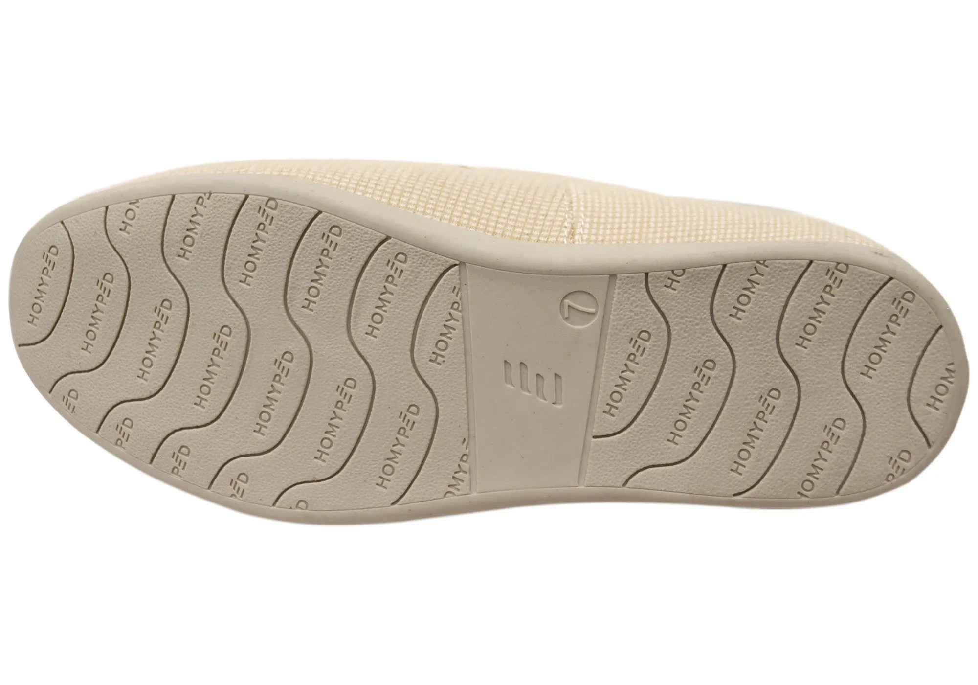 Homyped Grace Moccasin Chaussons Femme Confortables, Soutien et Largeur Large Chaussons Homyped