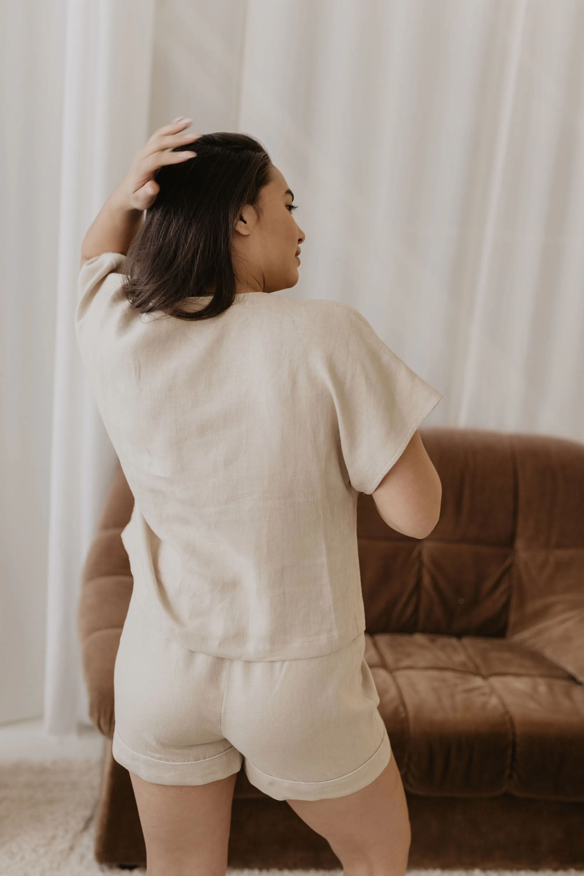 Pyjama en lin pour femmes Jaunatis | Plusieurs couleurs