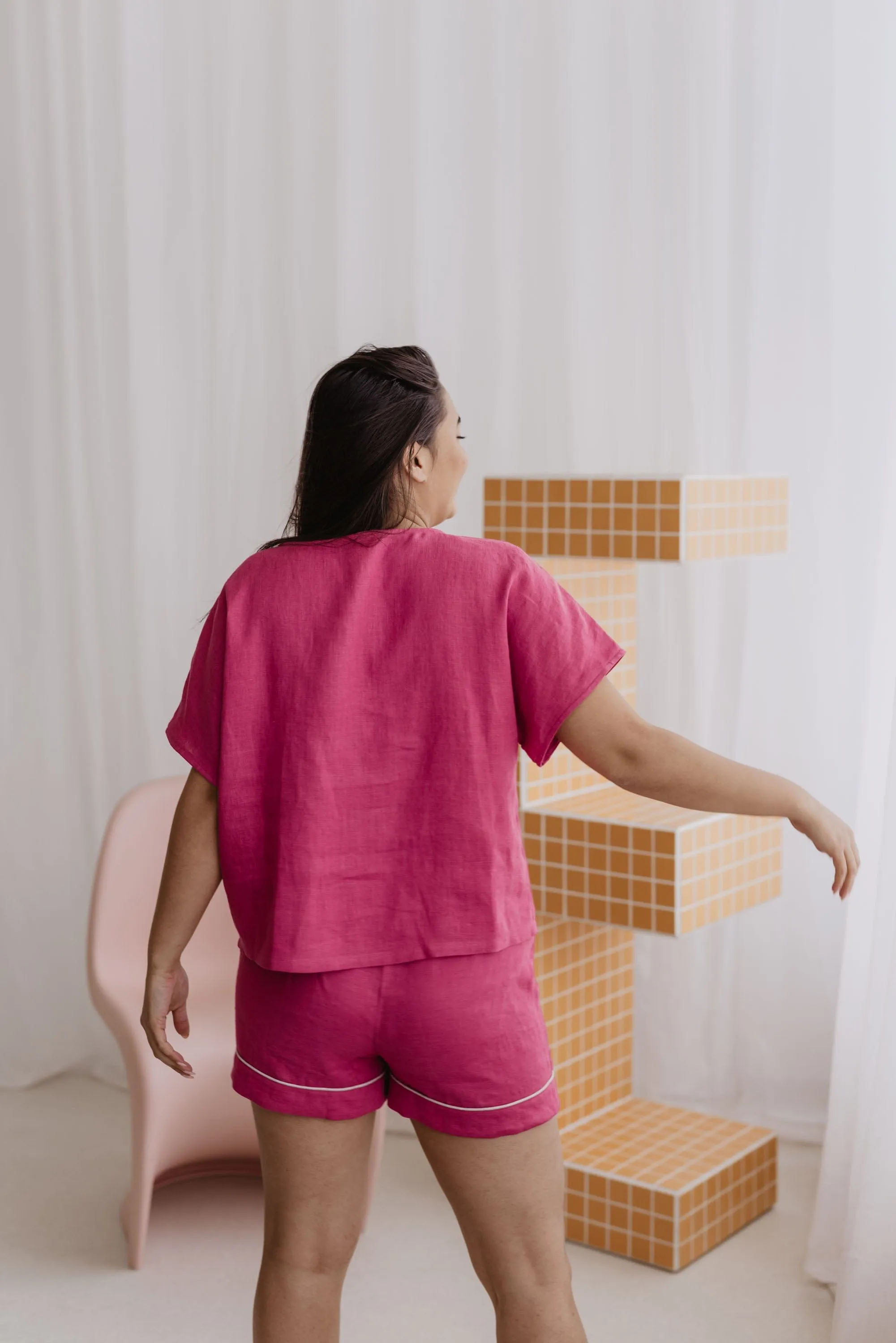 Pyjama en lin pour femmes Jaunatis | Plusieurs couleurs