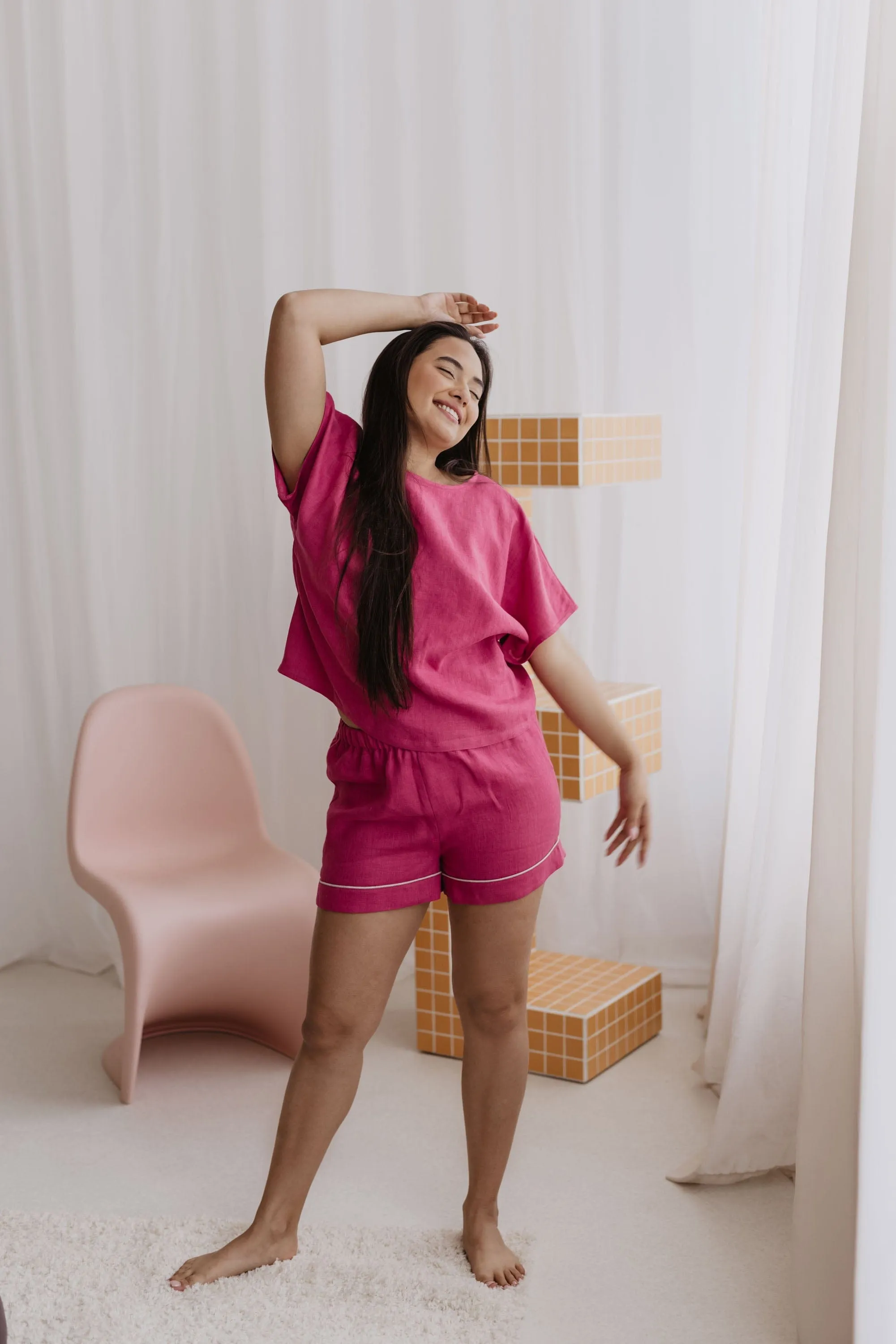 Pyjama en lin pour femmes Jaunatis | Plusieurs couleurs
