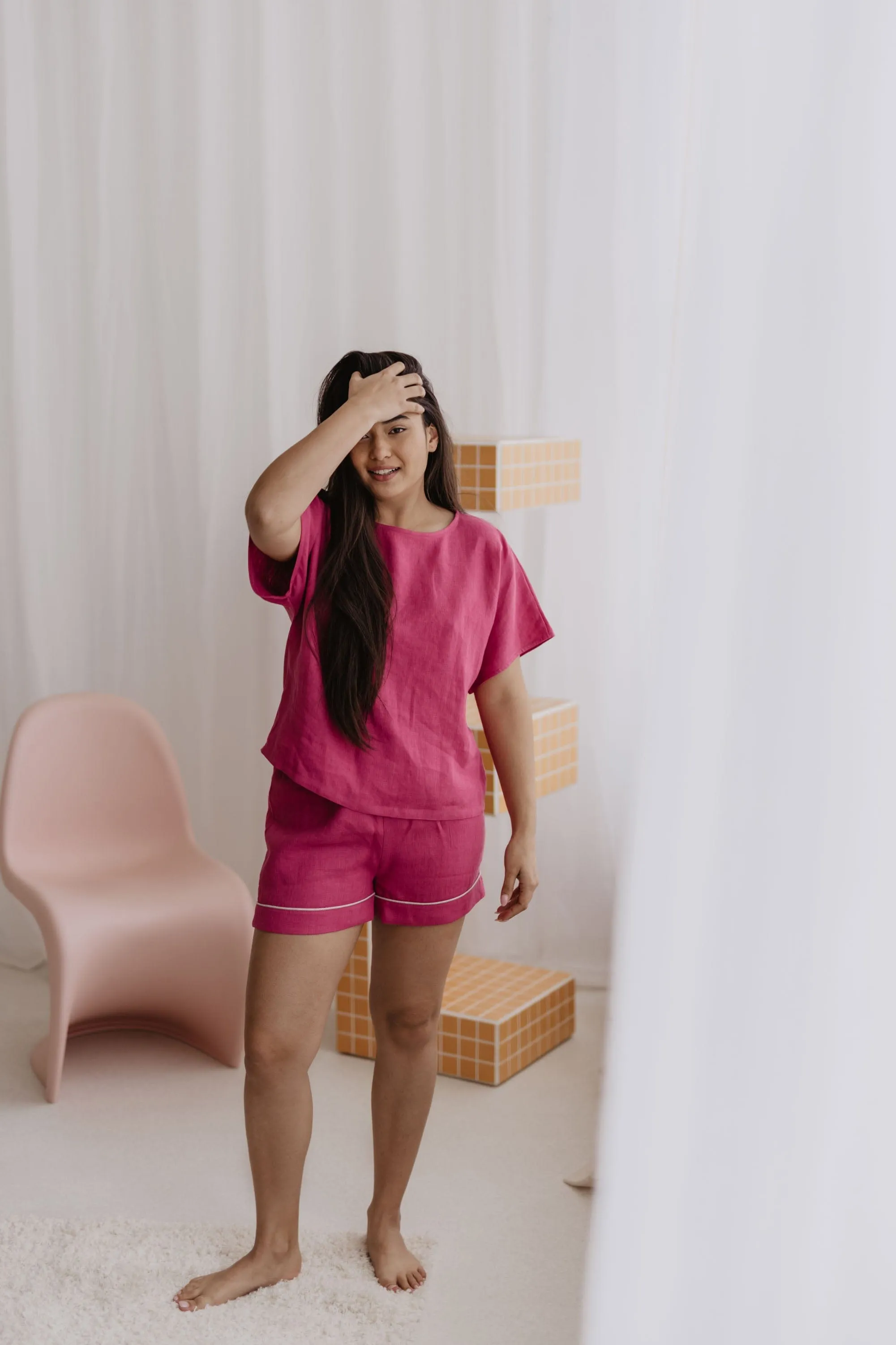 Pyjama en lin pour femmes Jaunatis | Plusieurs couleurs