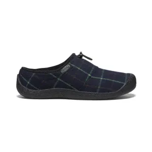 Keen Shoes Men's Howser III Slide Navy Plaid
