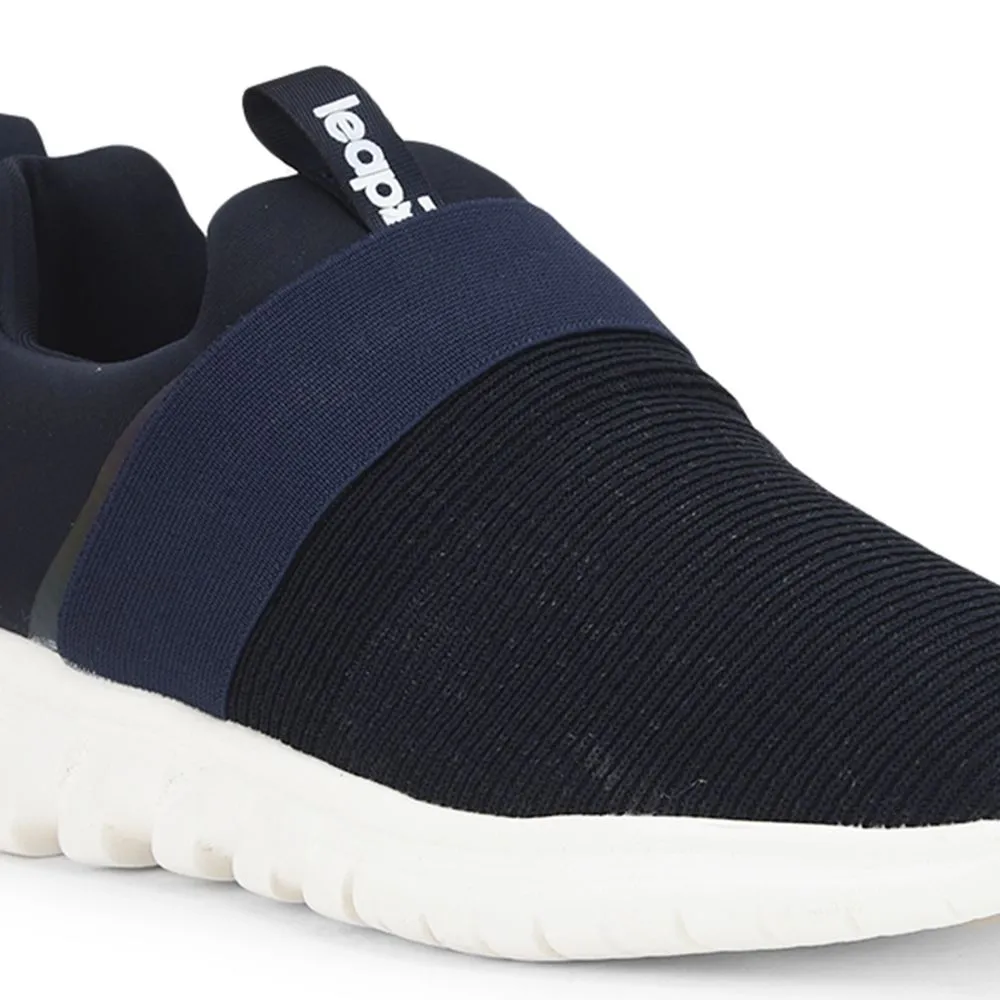 Chaussures casual sans lacets Leap7x bleu marine pour femmes MERCY By Liberty