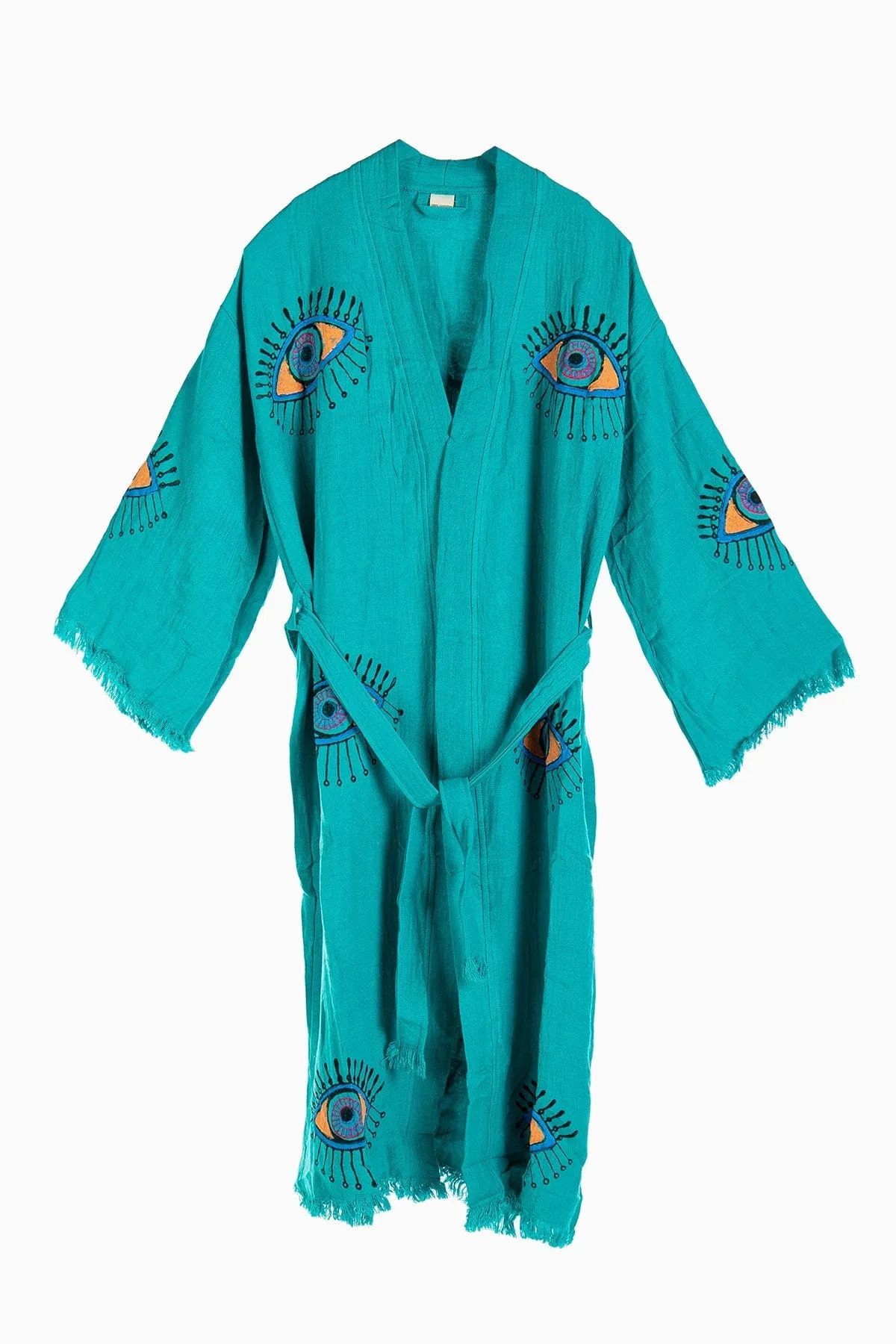 Marina Kimono en Coton Fait Main | Yeux Colorés