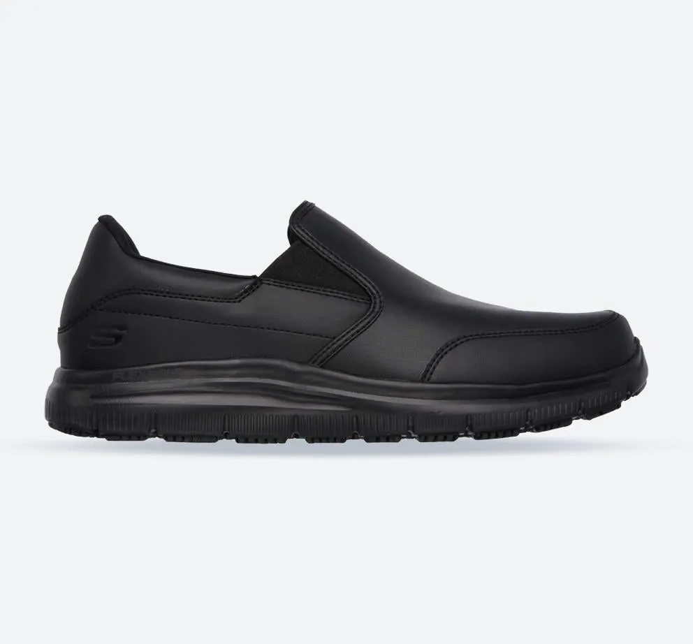 Chaussures de sport antidérapantes Skechers 77071WEC Bronwood pour homme à large ajustement