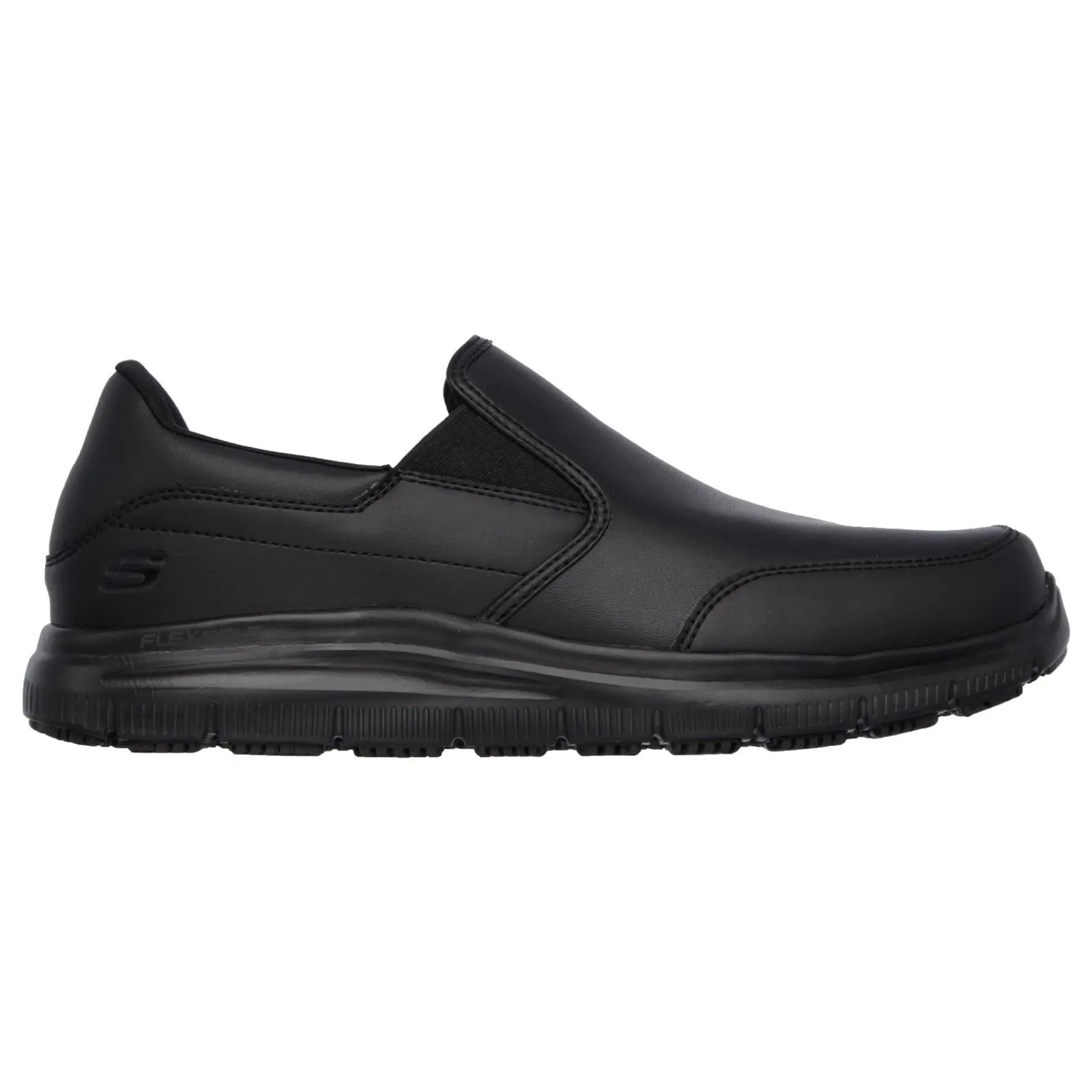 Chaussures de sport antidérapantes Skechers 77071WEC Bronwood pour homme à large ajustement