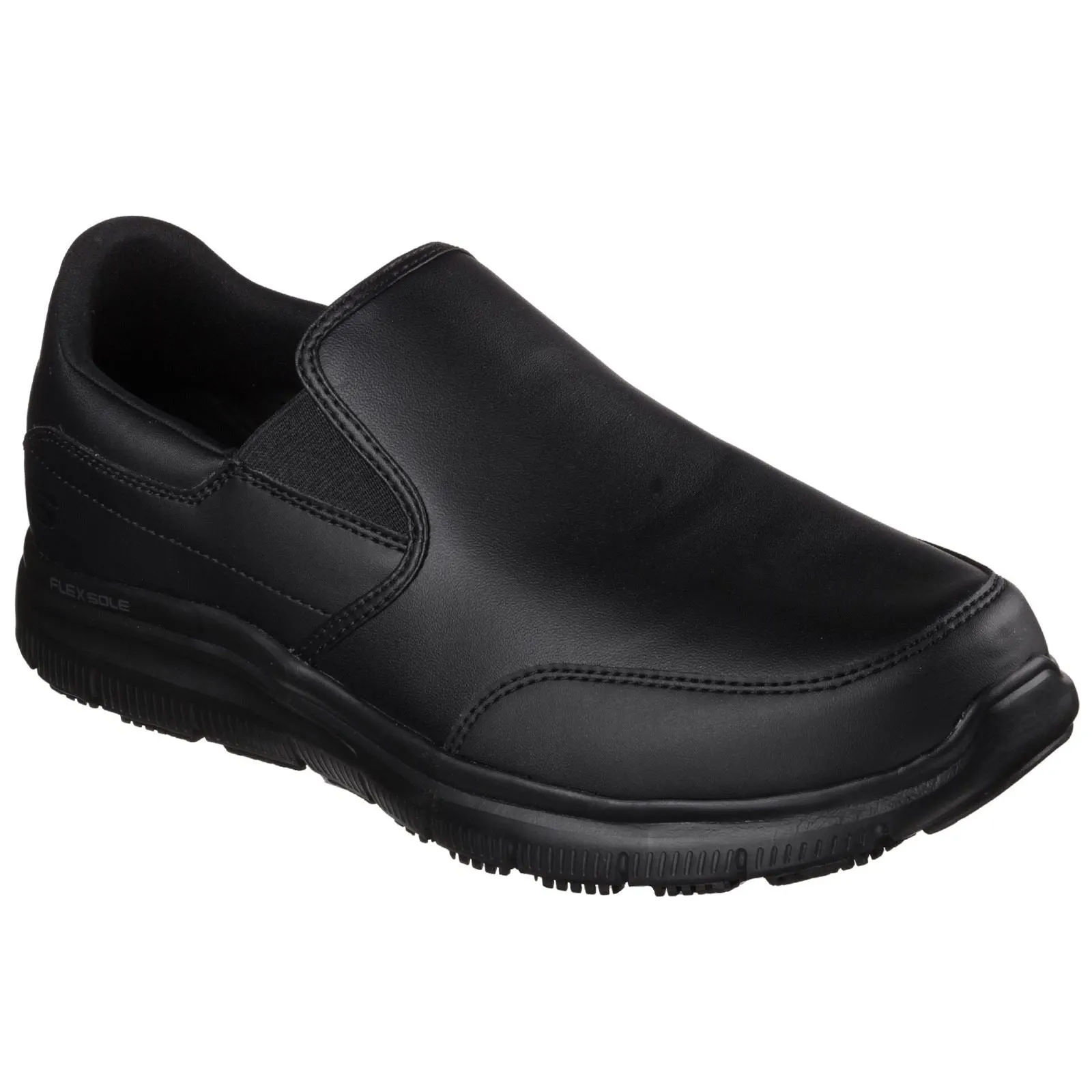 Chaussures de sport antidérapantes Skechers 77071WEC Bronwood pour homme à large ajustement