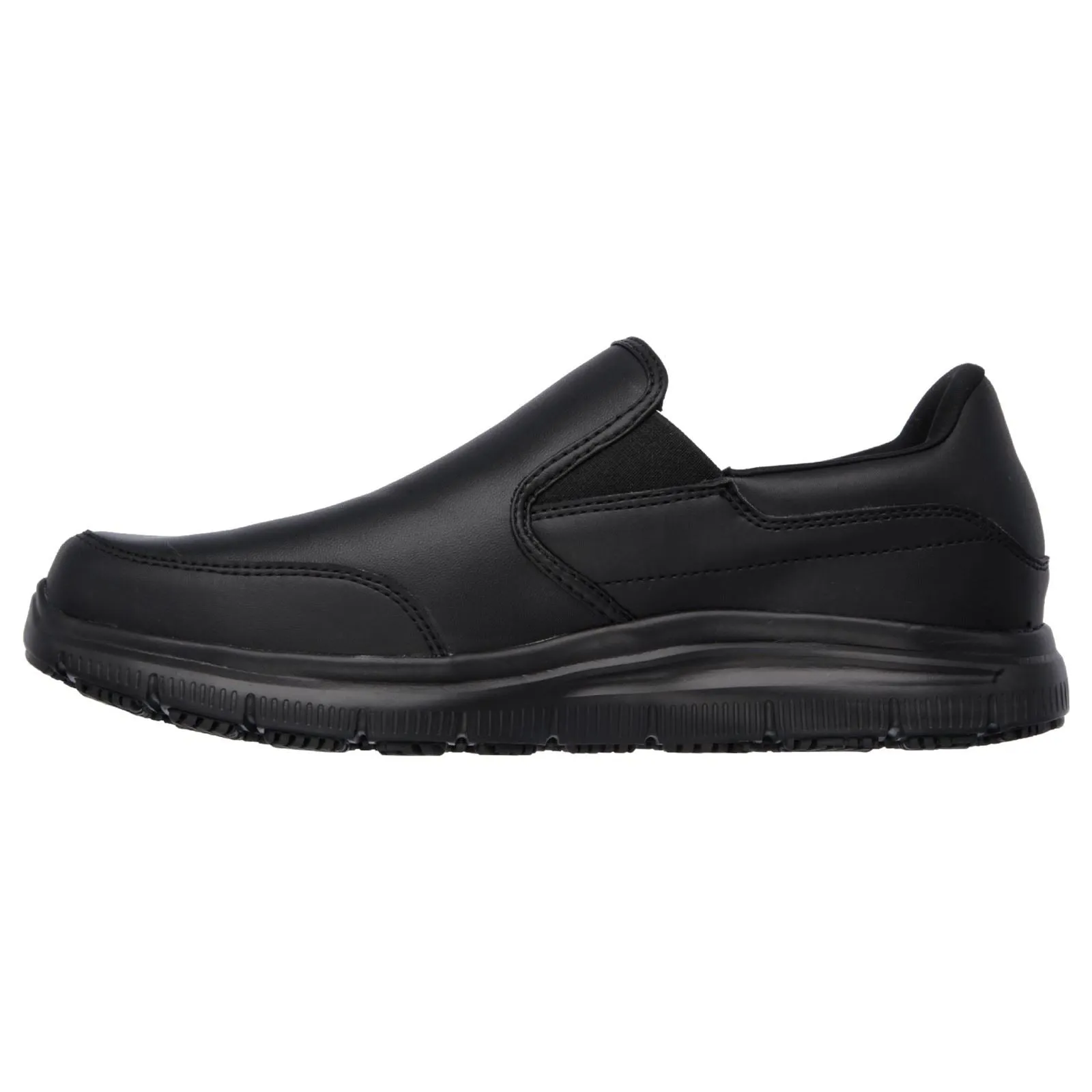 Chaussures de sport antidérapantes Skechers 77071WEC Bronwood pour homme à large ajustement